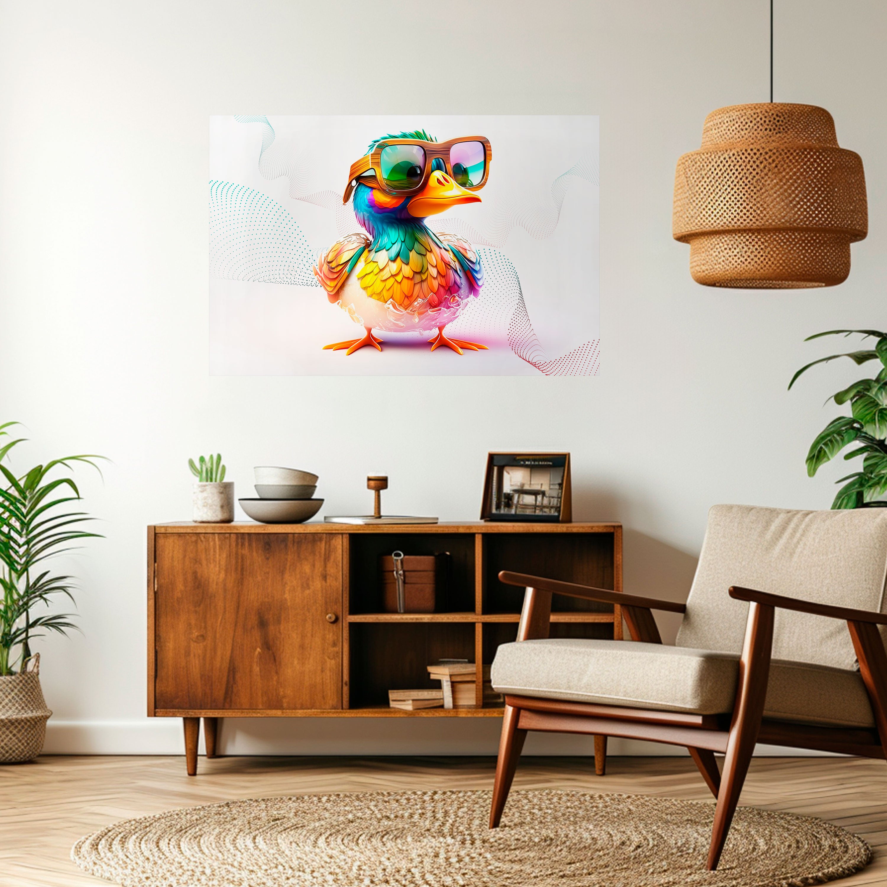 QUACKY FUN Naklejka/Plakat poziomy