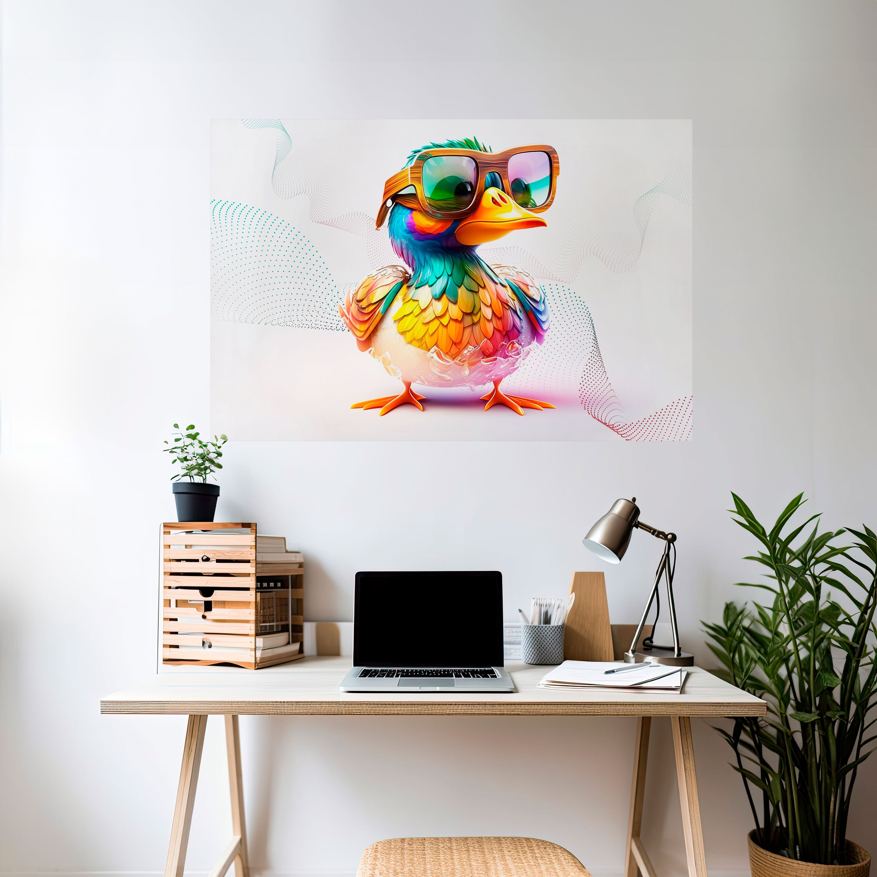 QUACKY FUN Naklejka/Plakat poziomy