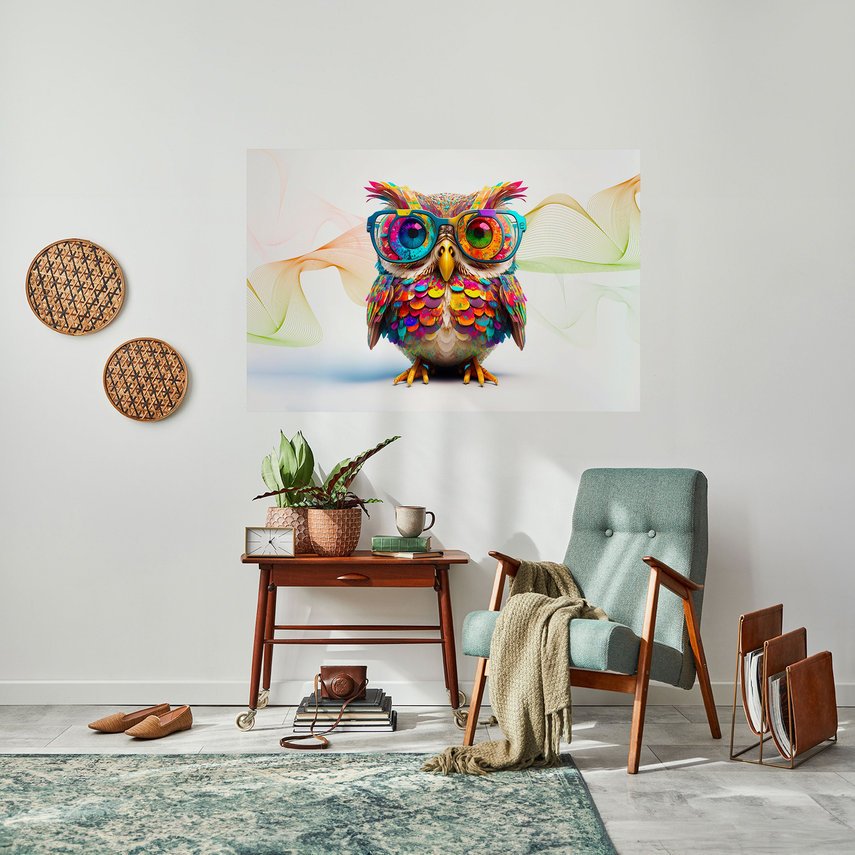 HOOT HOOT Naklejka/Plakat poziomy