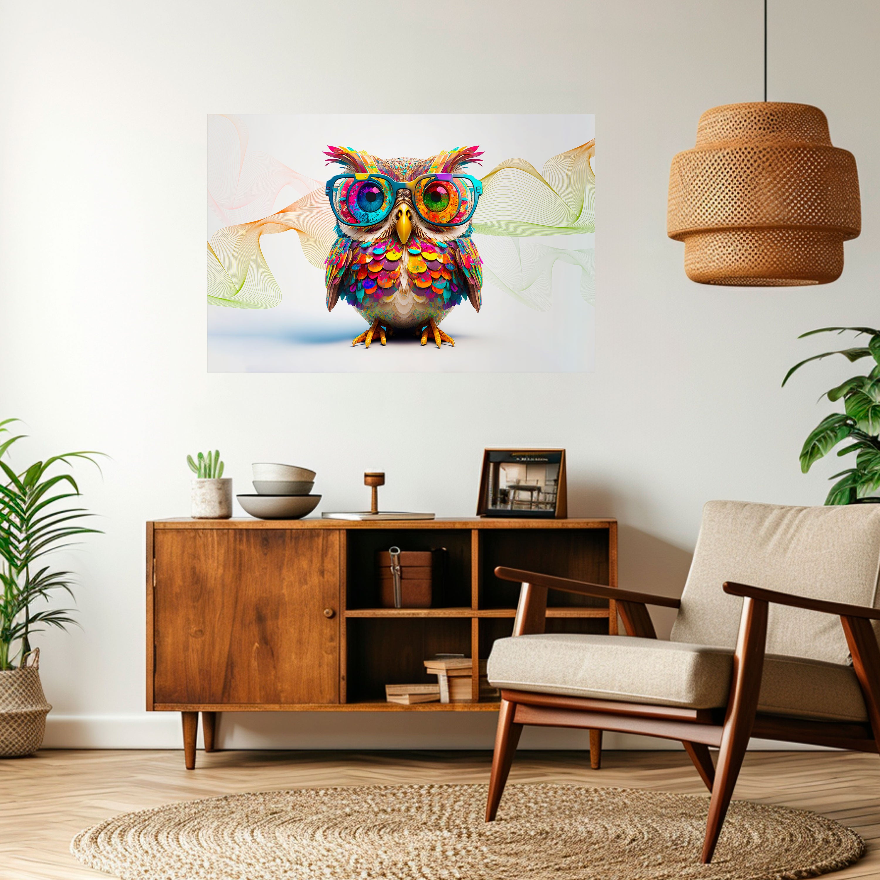 HOOT HOOT Naklejka/Plakat poziomy