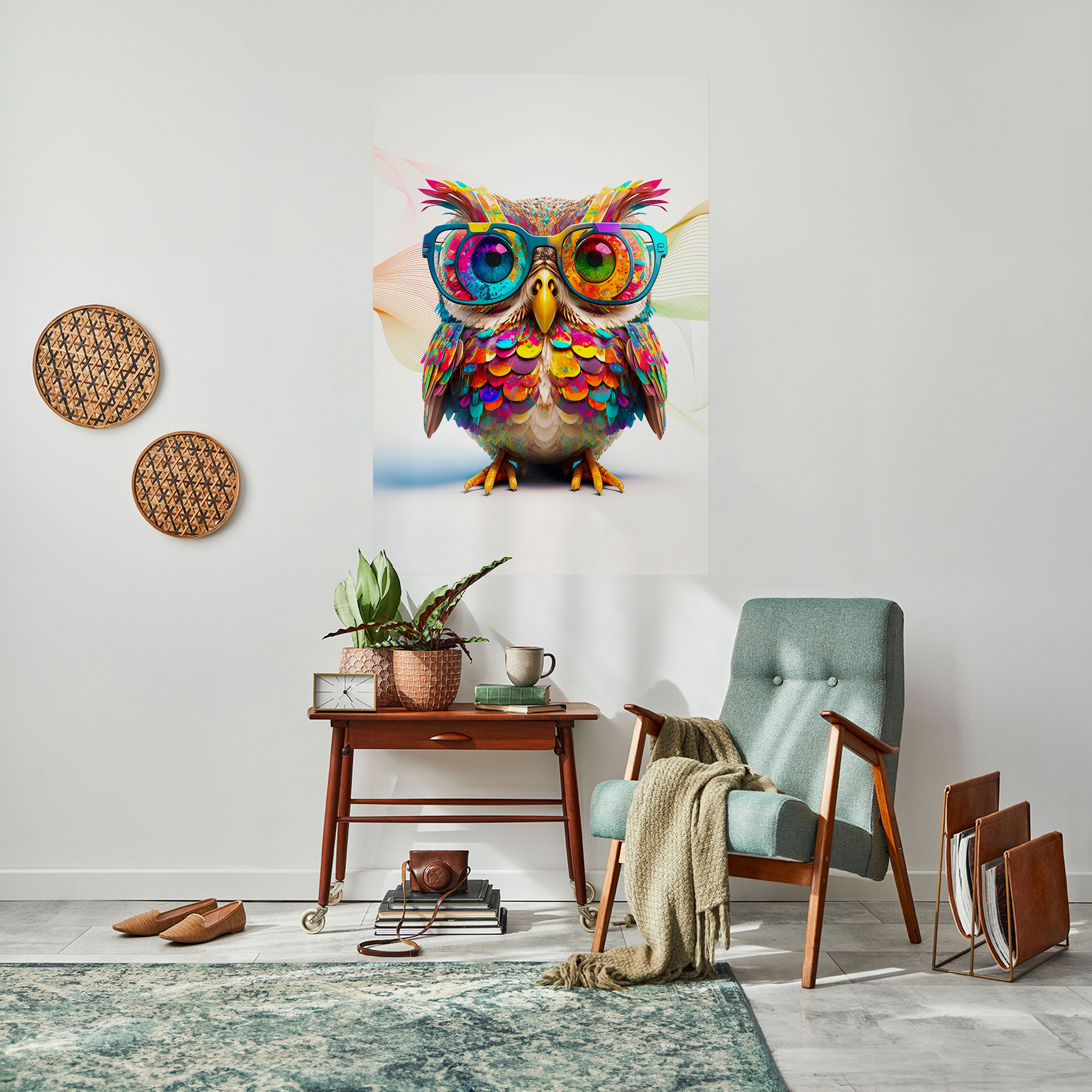HOOT HOOT Naklejka/Plakat pionowy
