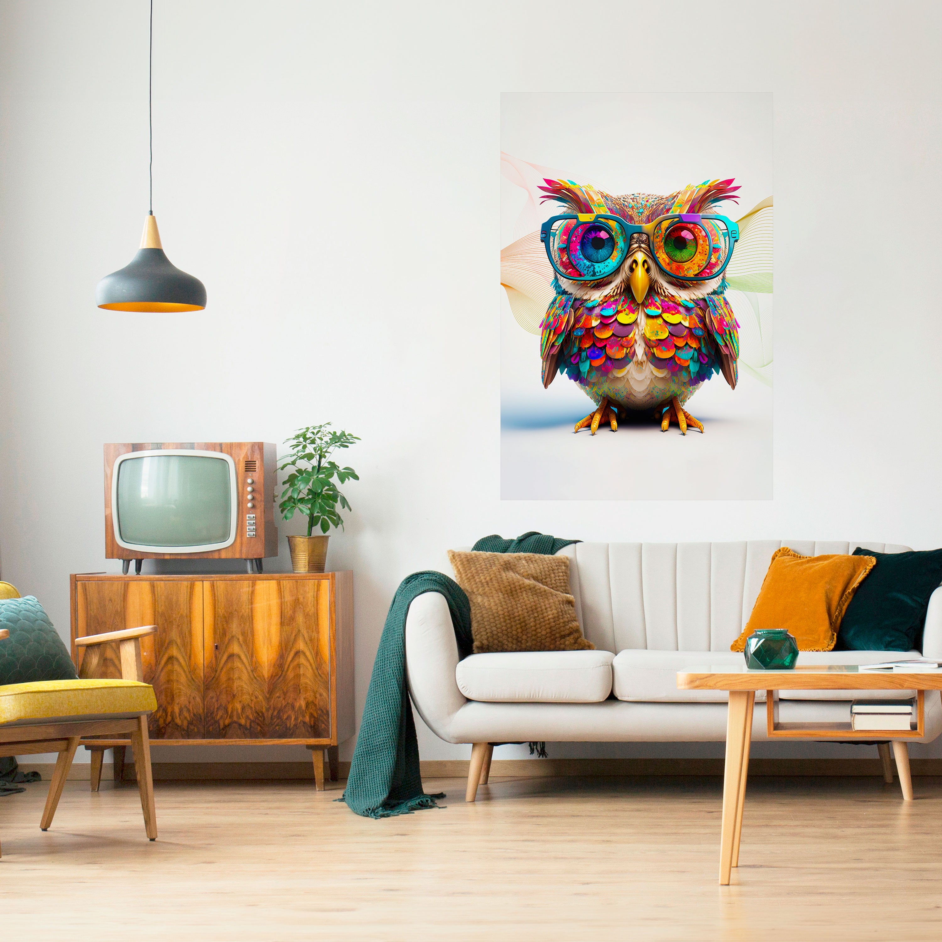 HOOT HOOT Naklejka/Plakat pionowy