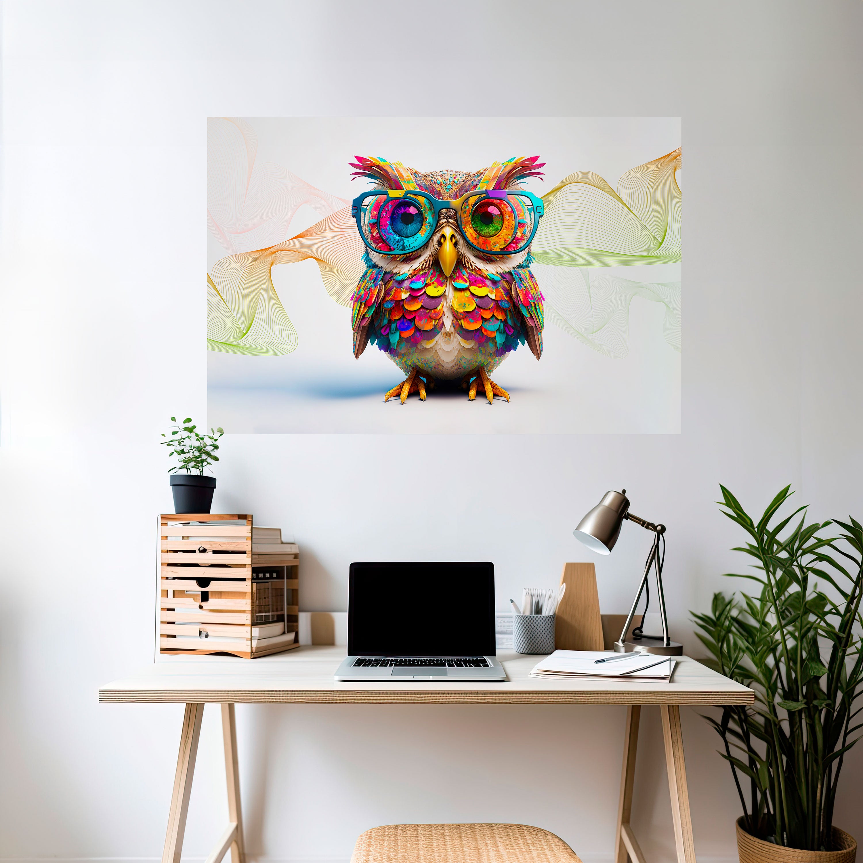 HOOT HOOT Naklejka/Plakat poziomy