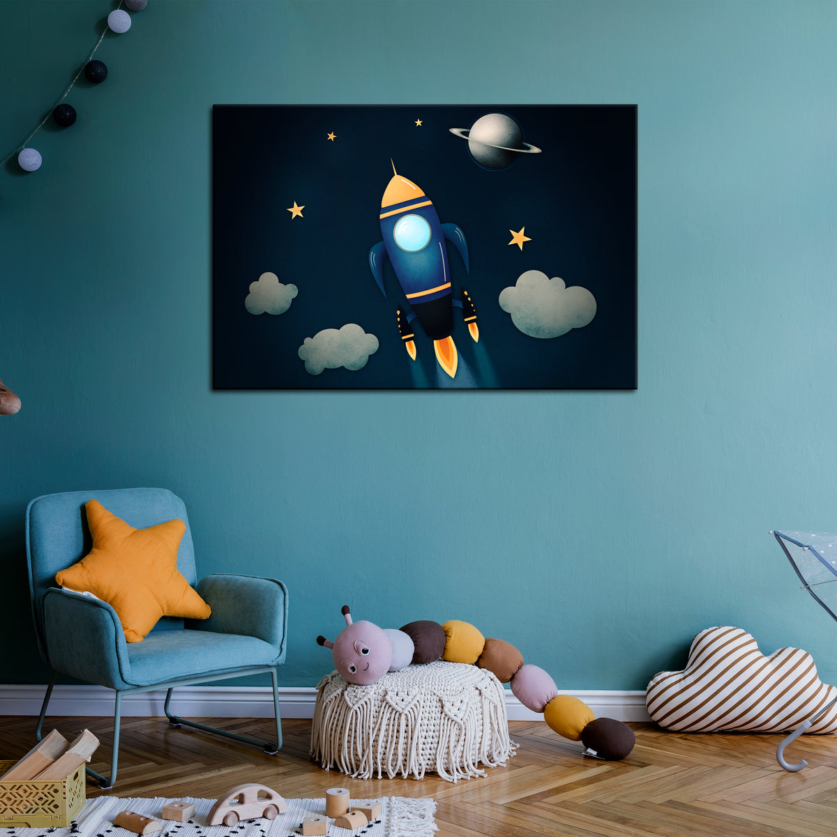 STELLAR SWING Poziomy obraz na płótnie