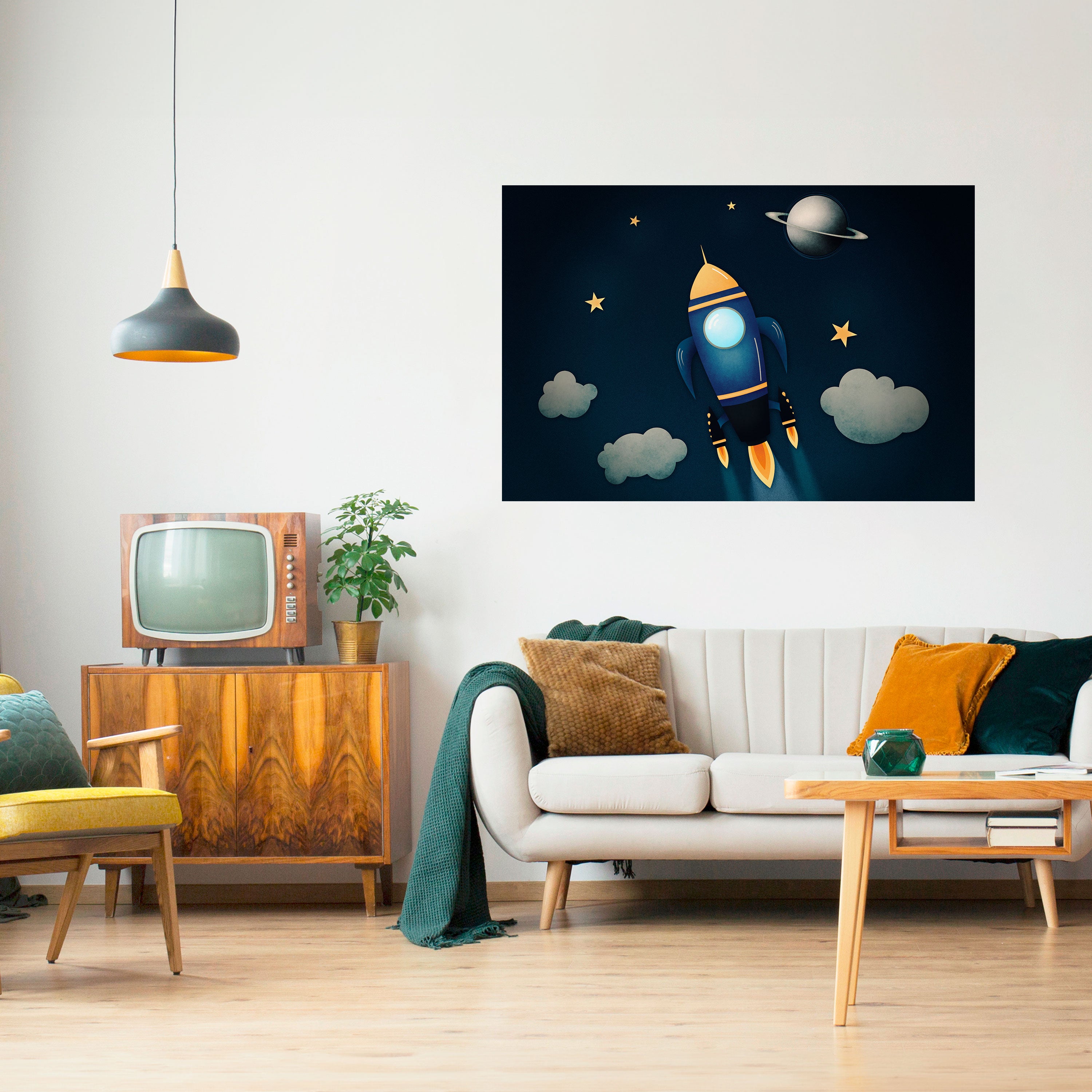 STELLAR SWING Naklejka/Plakat poziomy