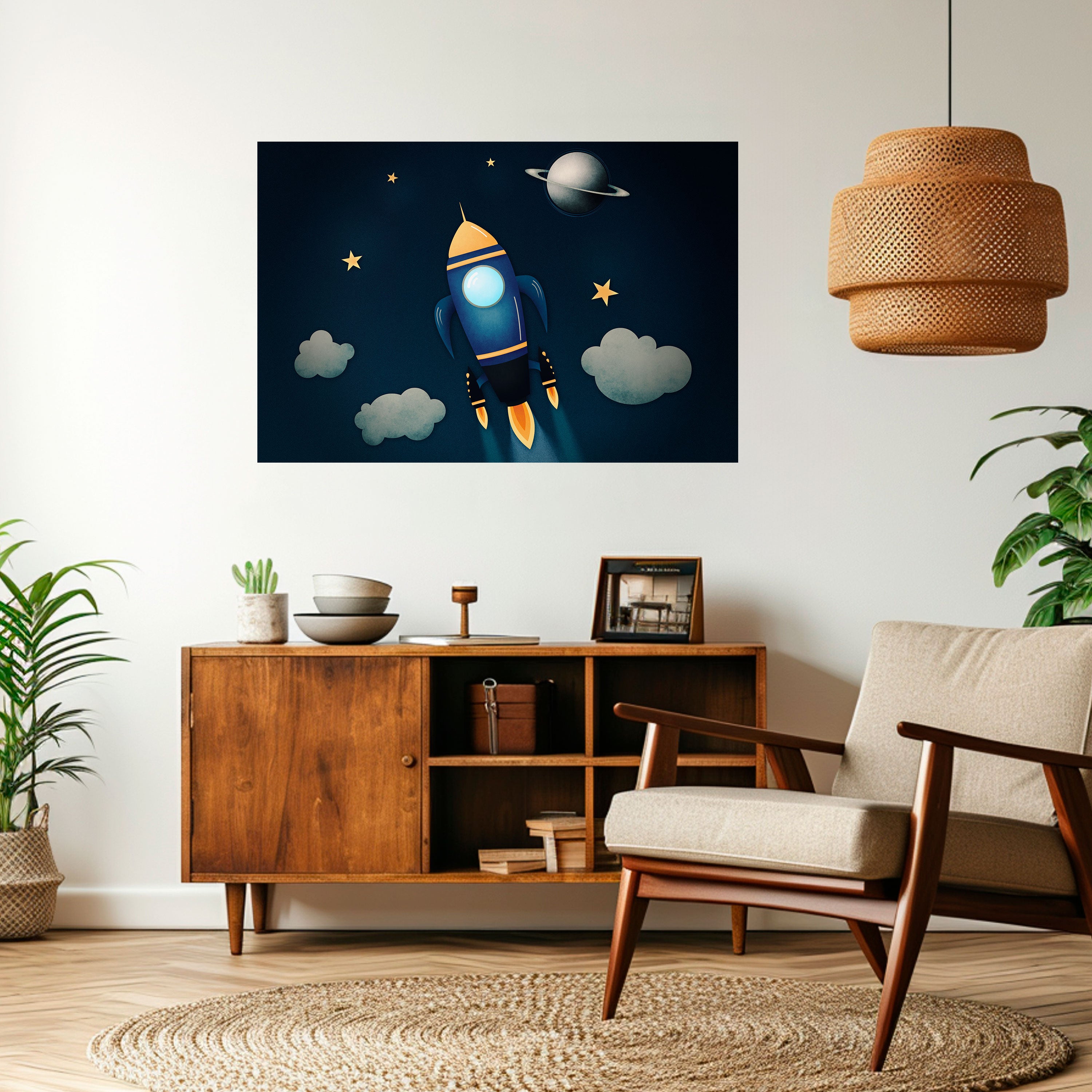 STELLAR SWING Naklejka/Plakat poziomy