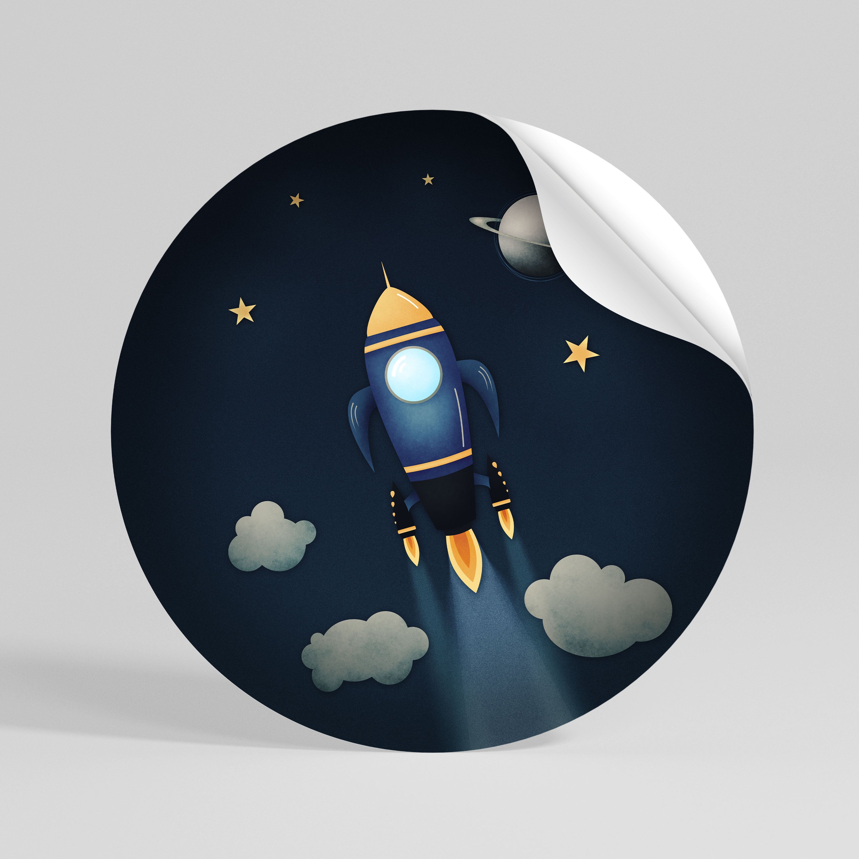 STELLAR SWING Naklejka - okrągła