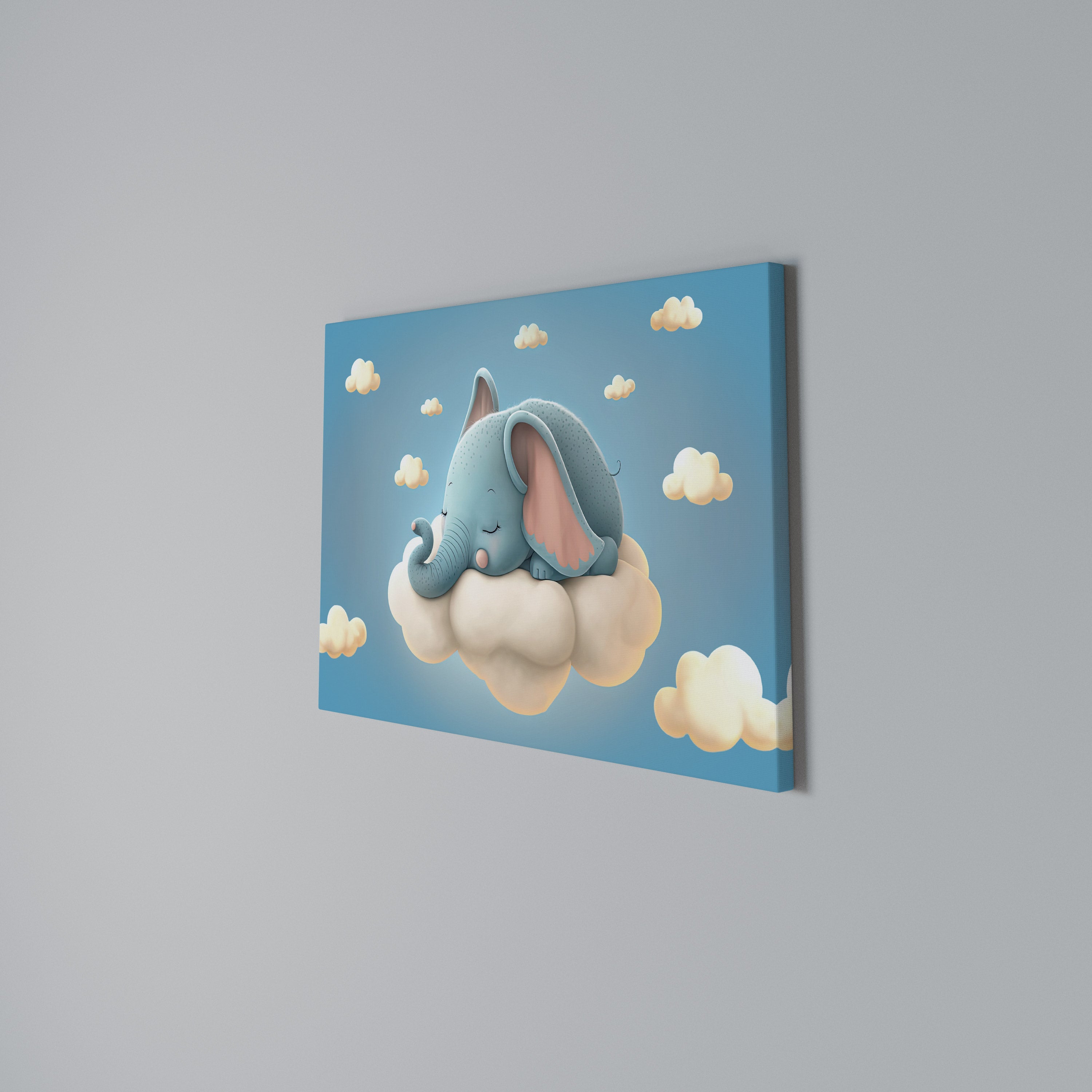 ELEPHANT DREAMS Poziomy obraz na płótnie