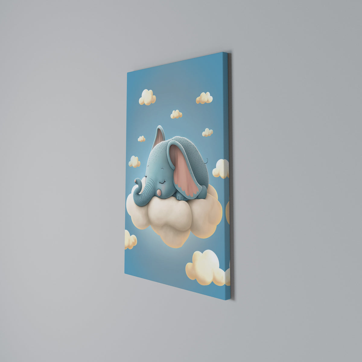 ELEPHANT DREAMS Pionowy obraz na płótnie