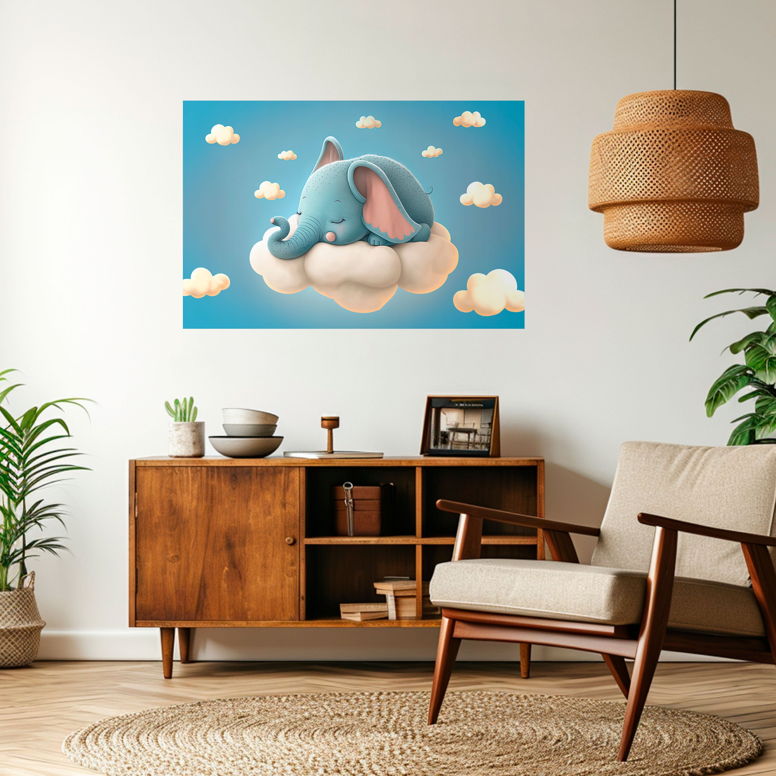 ELEPHANT DREAMS Naklejka/Plakat poziomy
