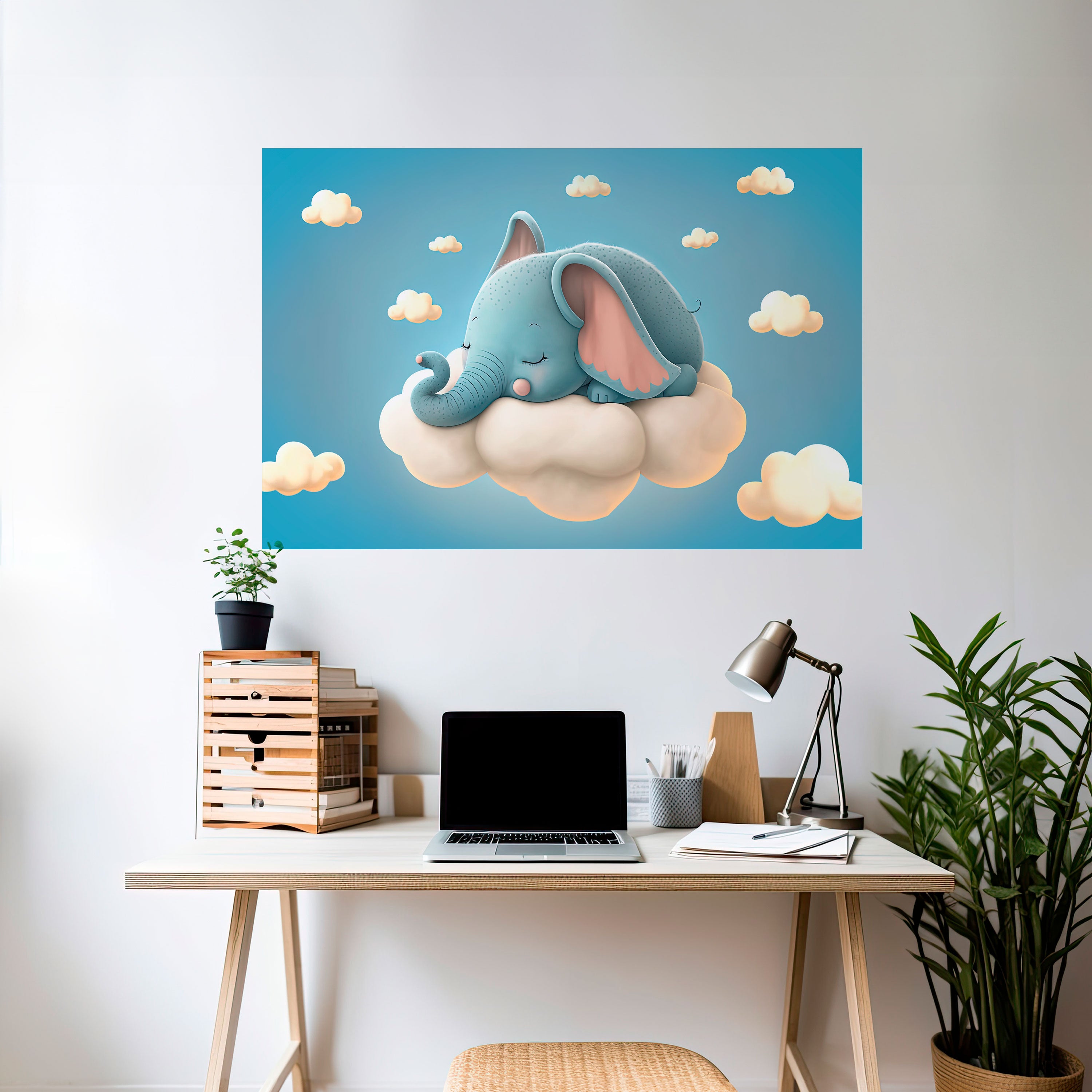 ELEPHANT DREAMS Naklejka/Plakat poziomy