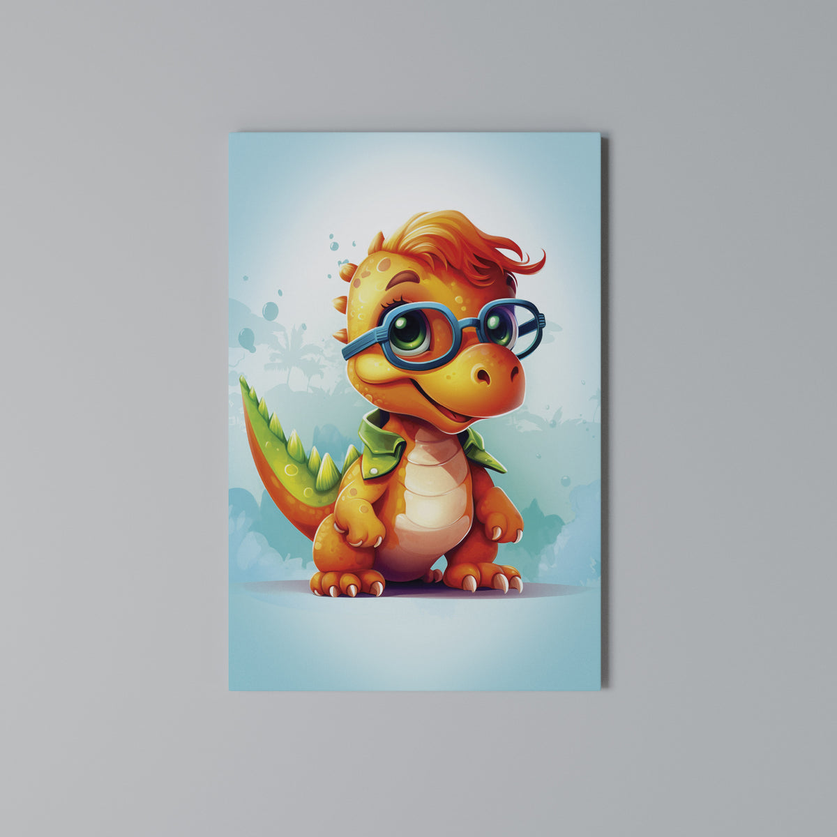 KIDDOSAURUS REX Pionowy obraz na płótnie