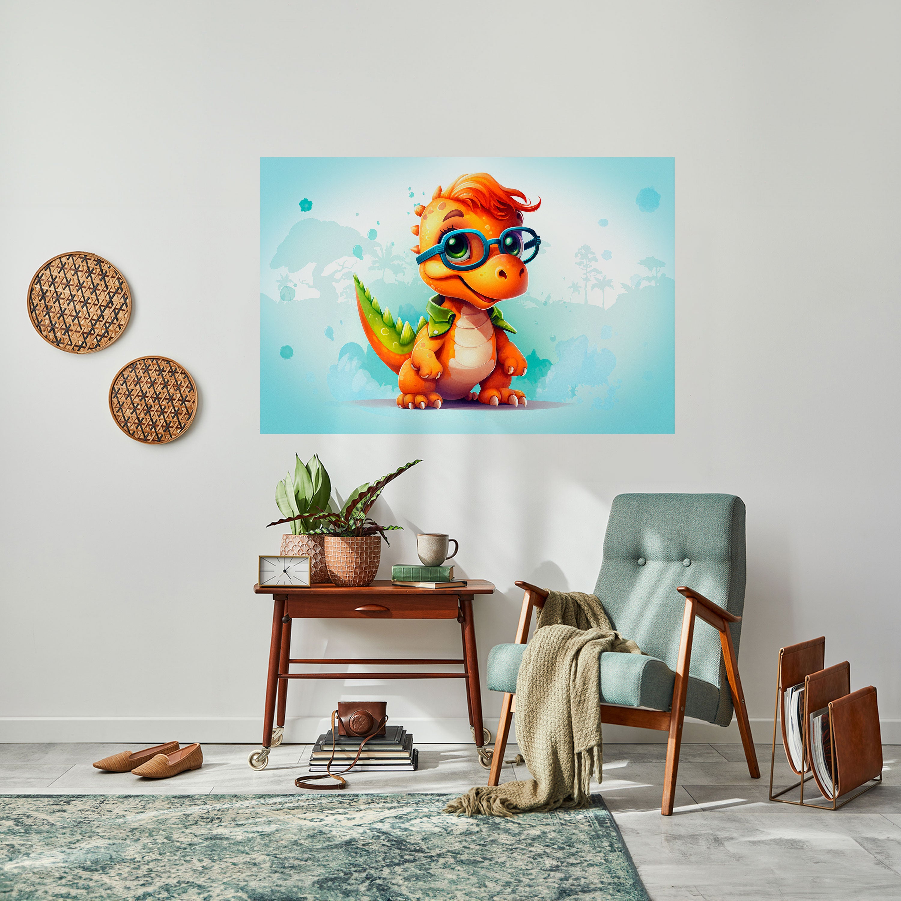 KIDDOSAURUS REX Naklejka/Plakat poziomy