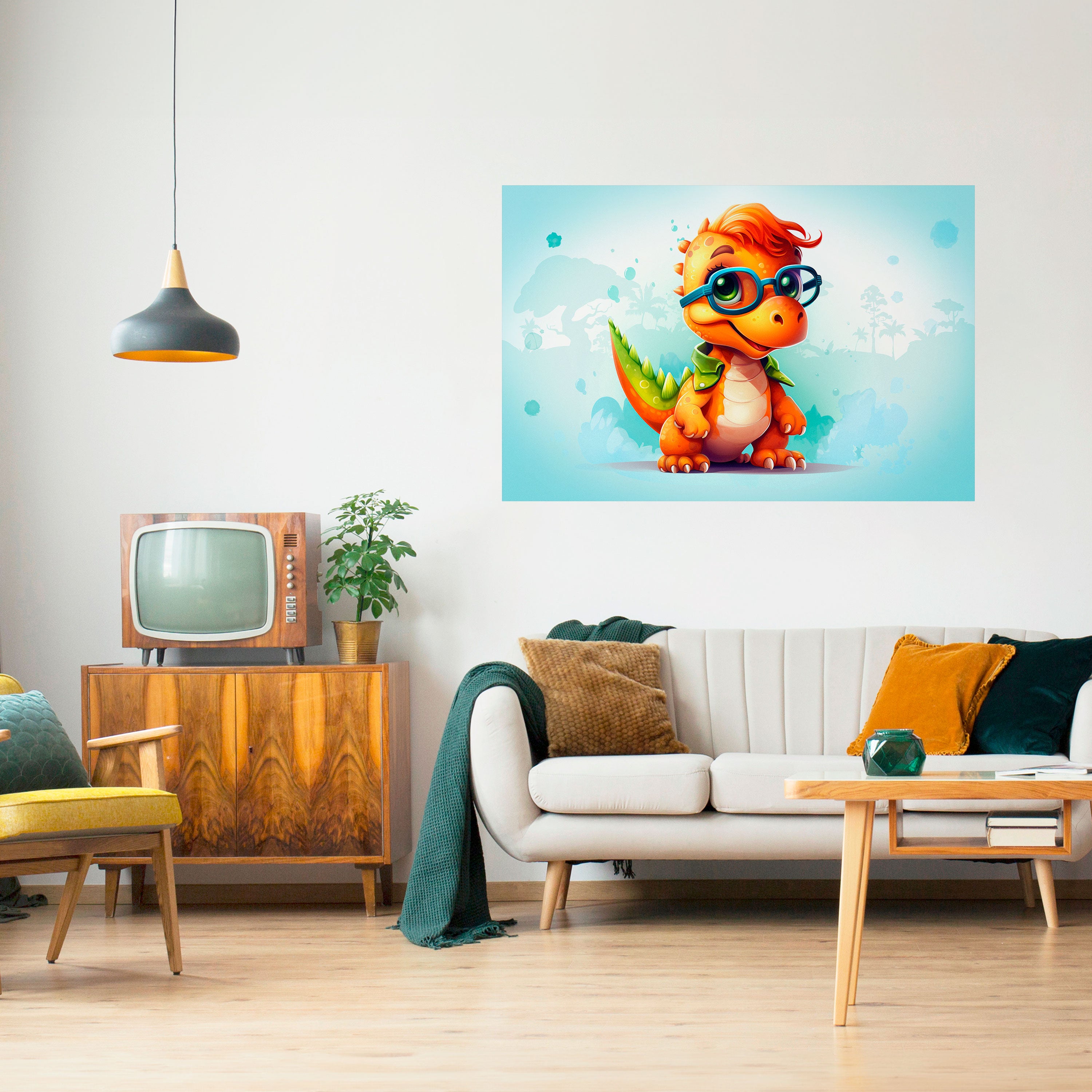 KIDDOSAURUS REX Naklejka/Plakat poziomy