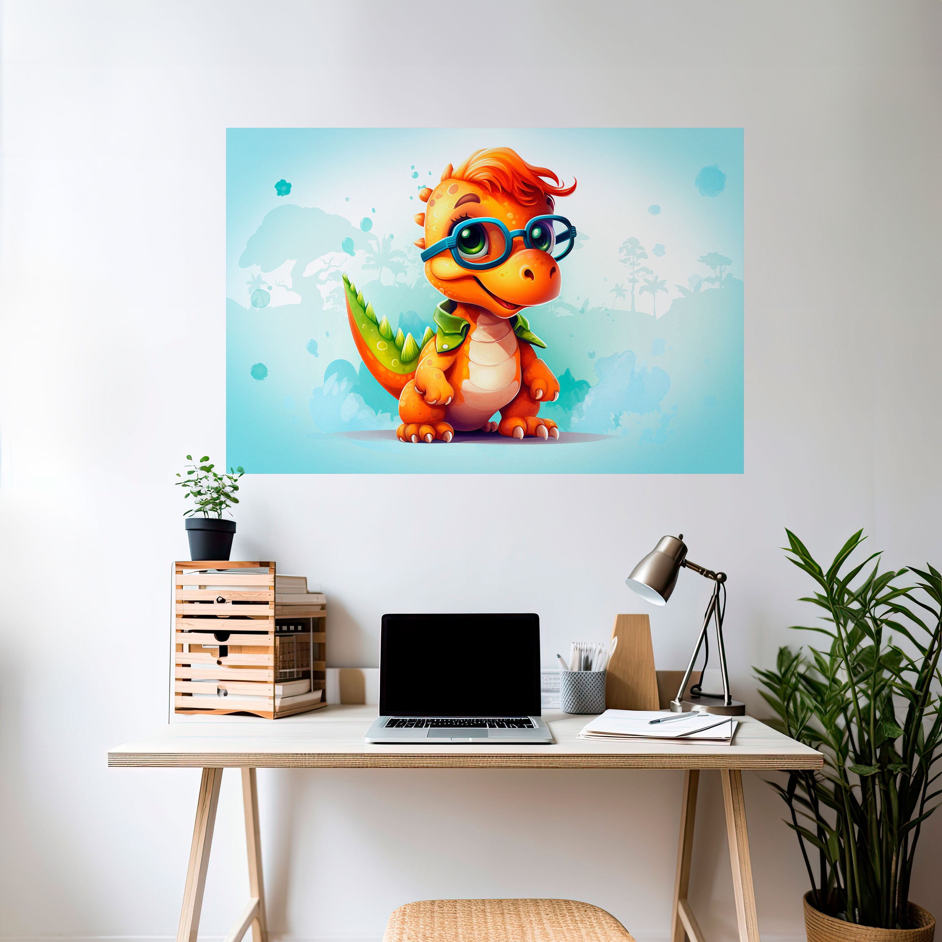 KIDDOSAURUS REX Naklejka/Plakat poziomy