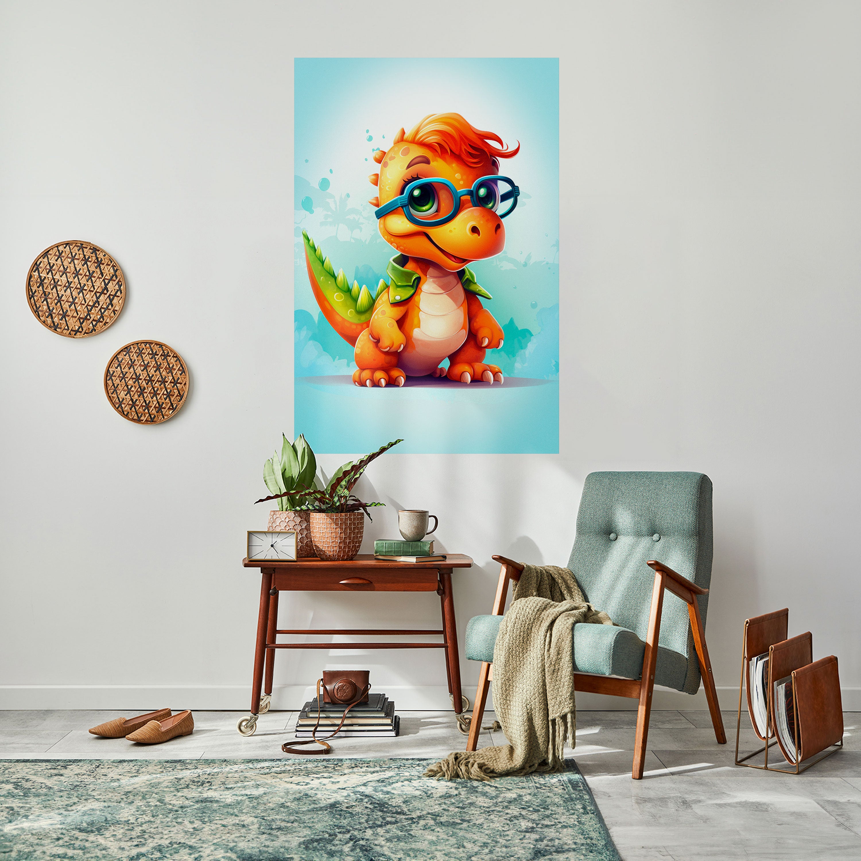 KIDDOSAURUS REX Naklejka/Plakat pionowy