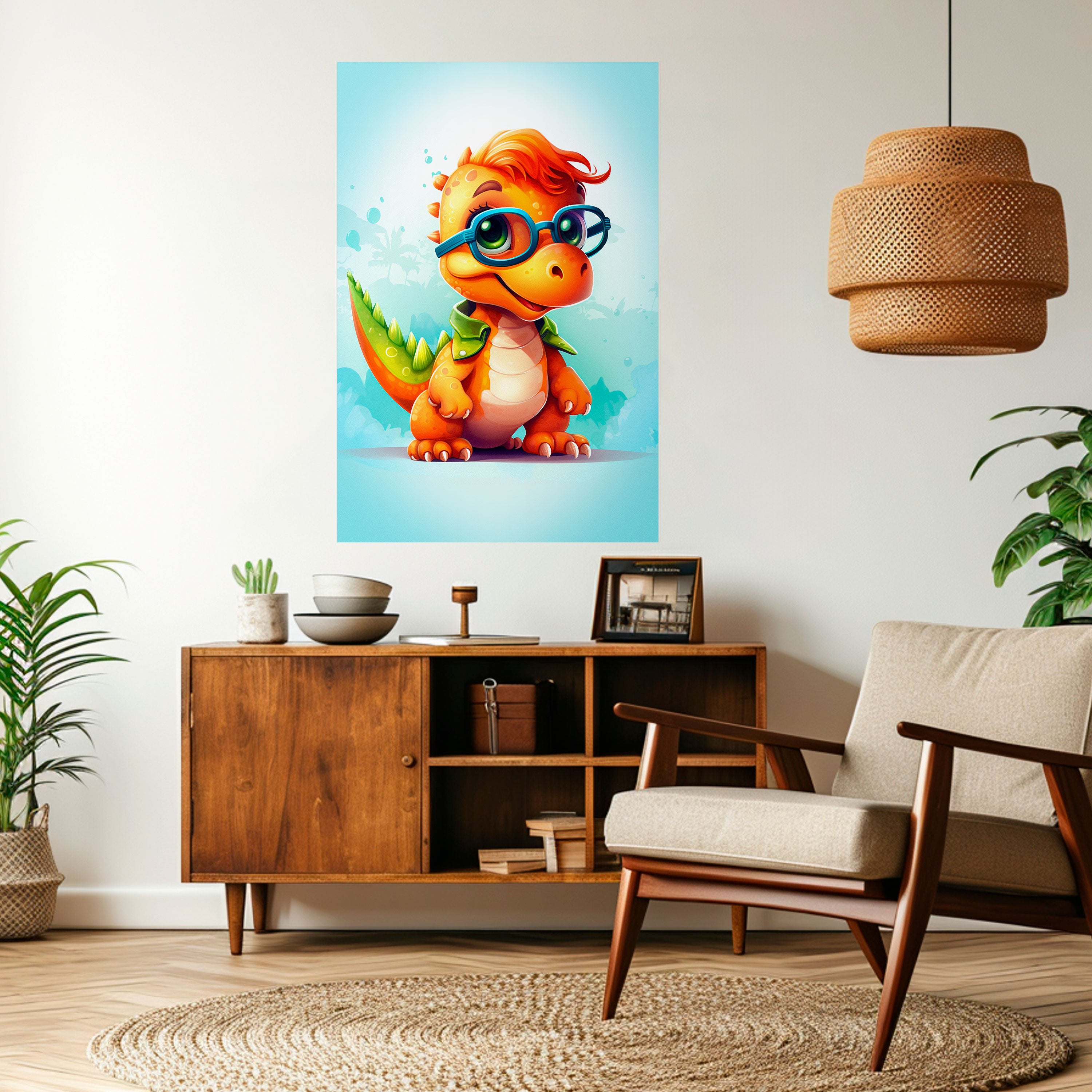 KIDDOSAURUS REX Naklejka/Plakat pionowy
