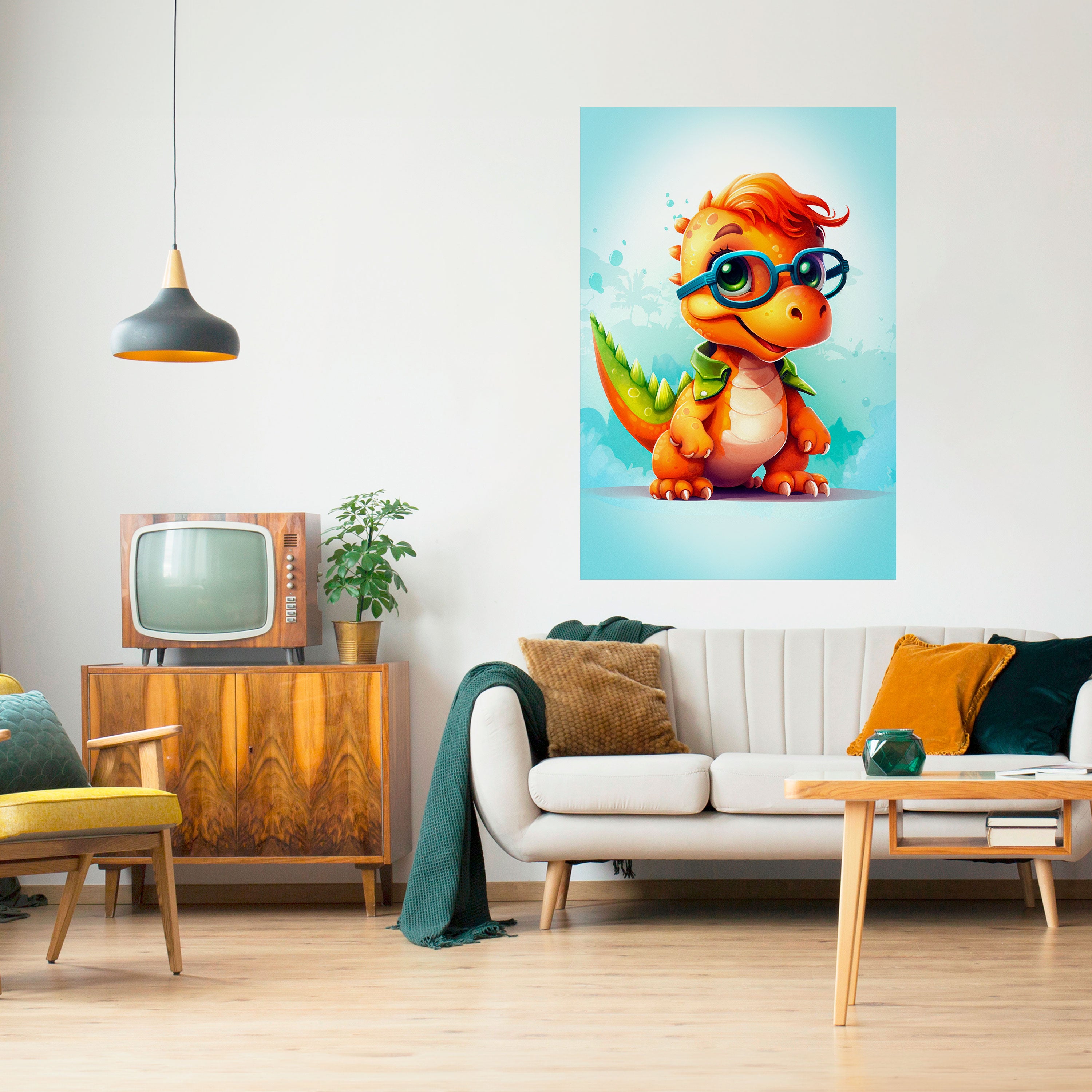 KIDDOSAURUS REX Naklejka/Plakat pionowy