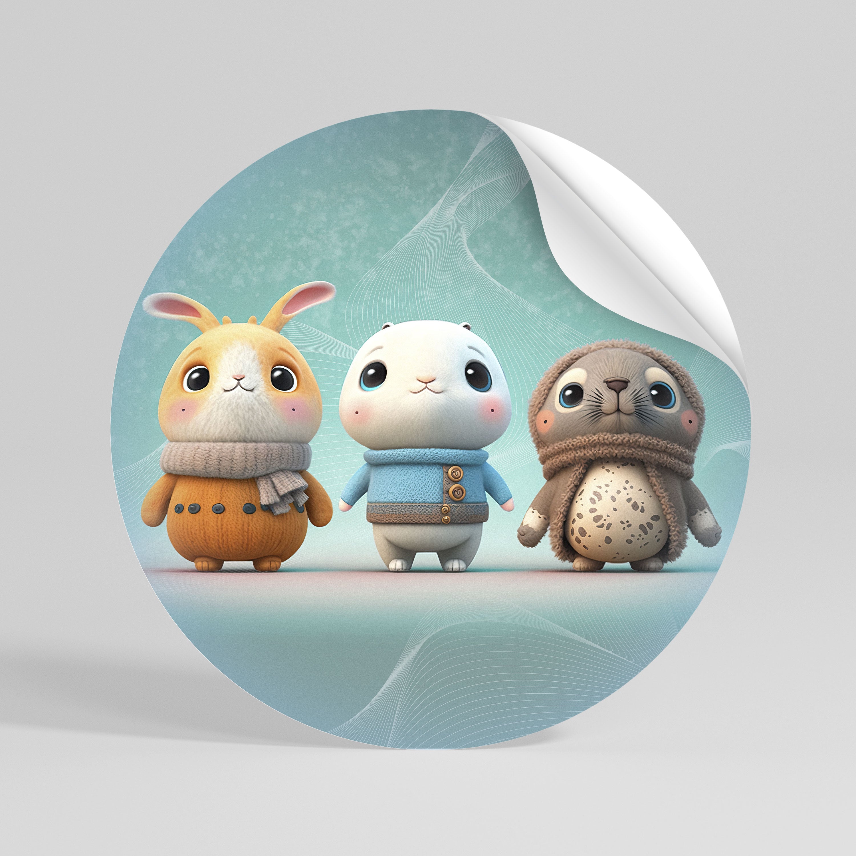 SWEETIES SQUAD Naklejka - okrągła