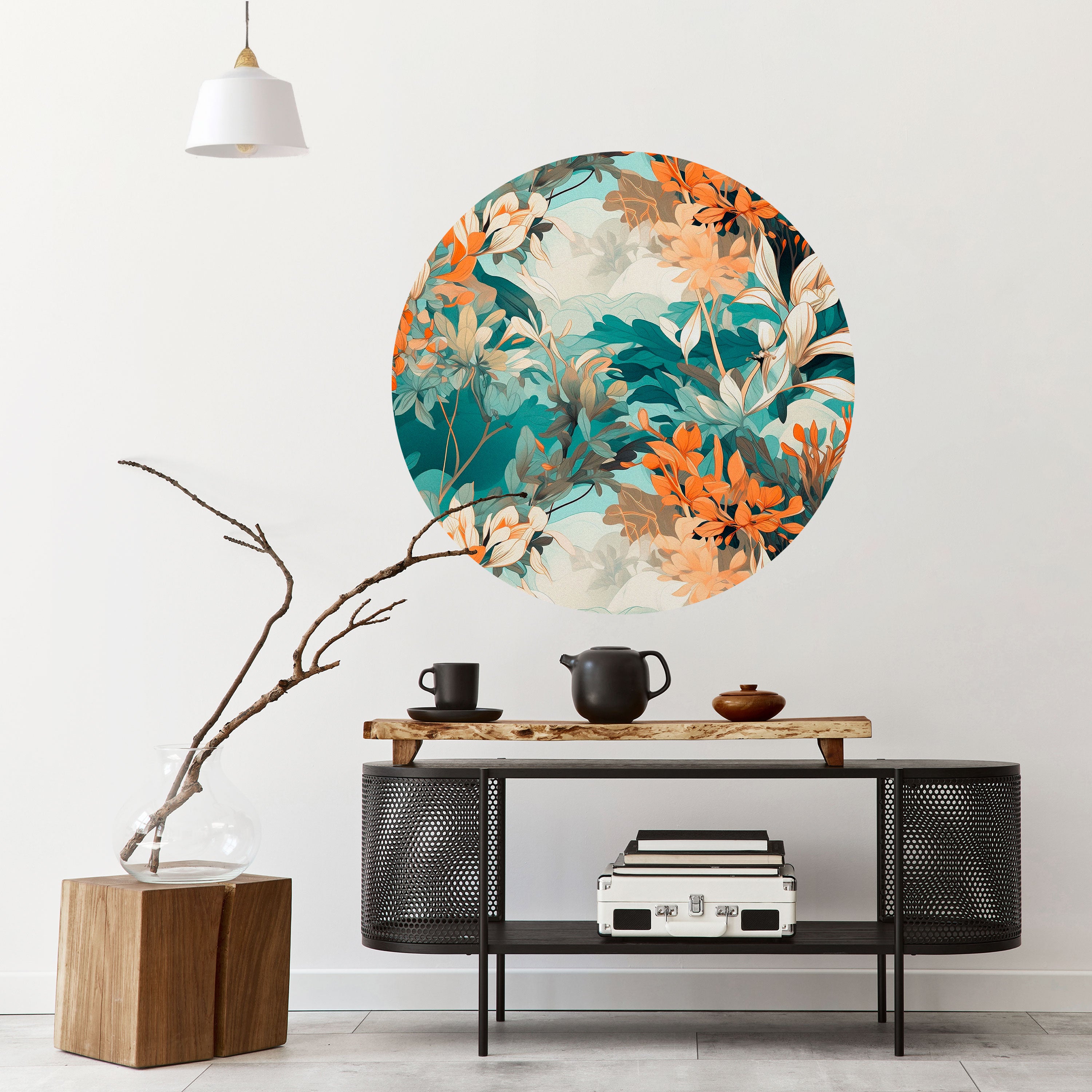 BLOOM BALLET Naklejka okrągła