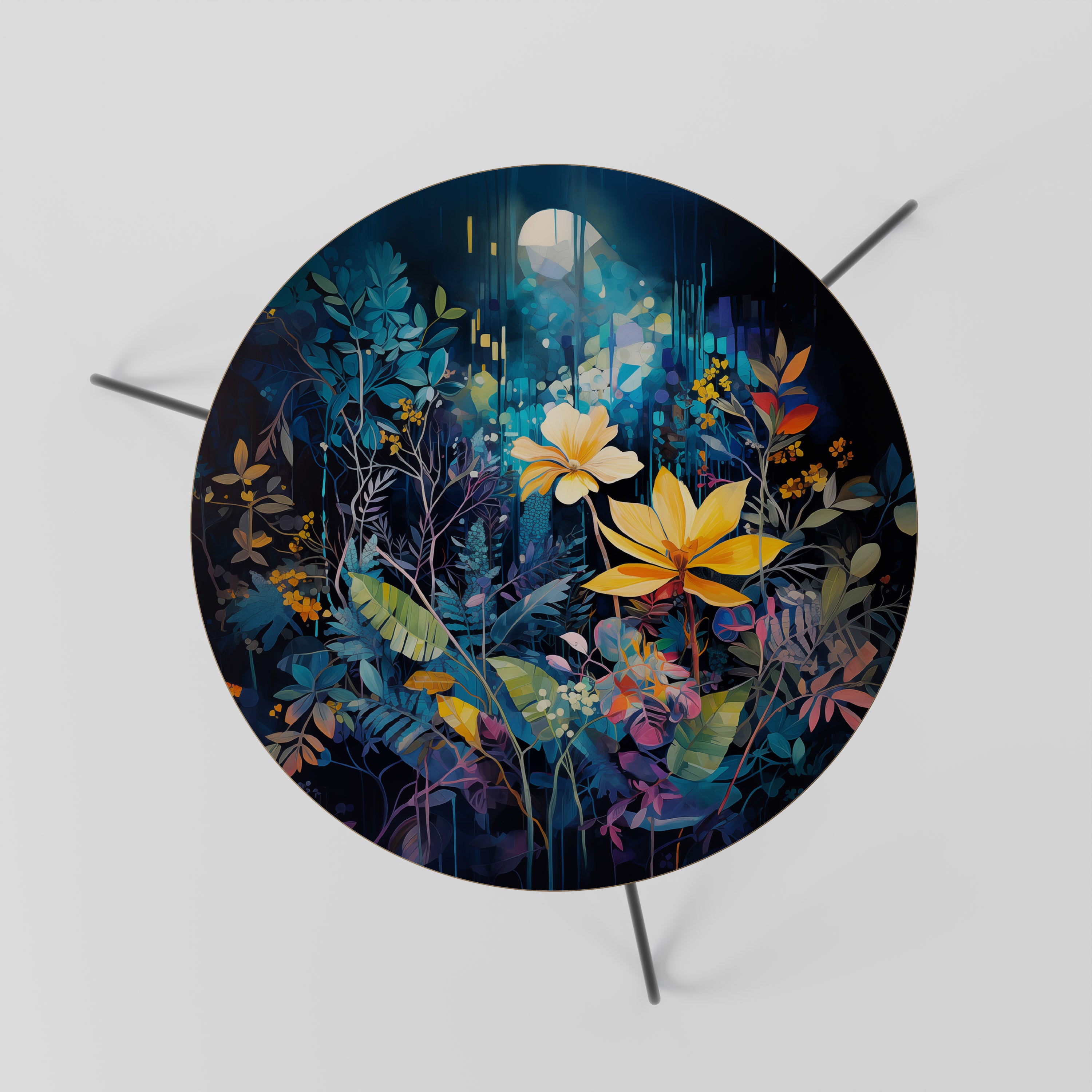 LUNAR FLOWERS Stolik kawowy mały