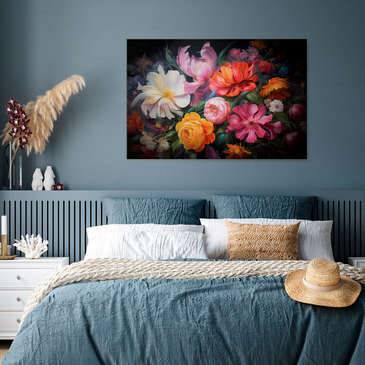 EPHEMERAL BOUQUET Poziomy obraz na płótnie
