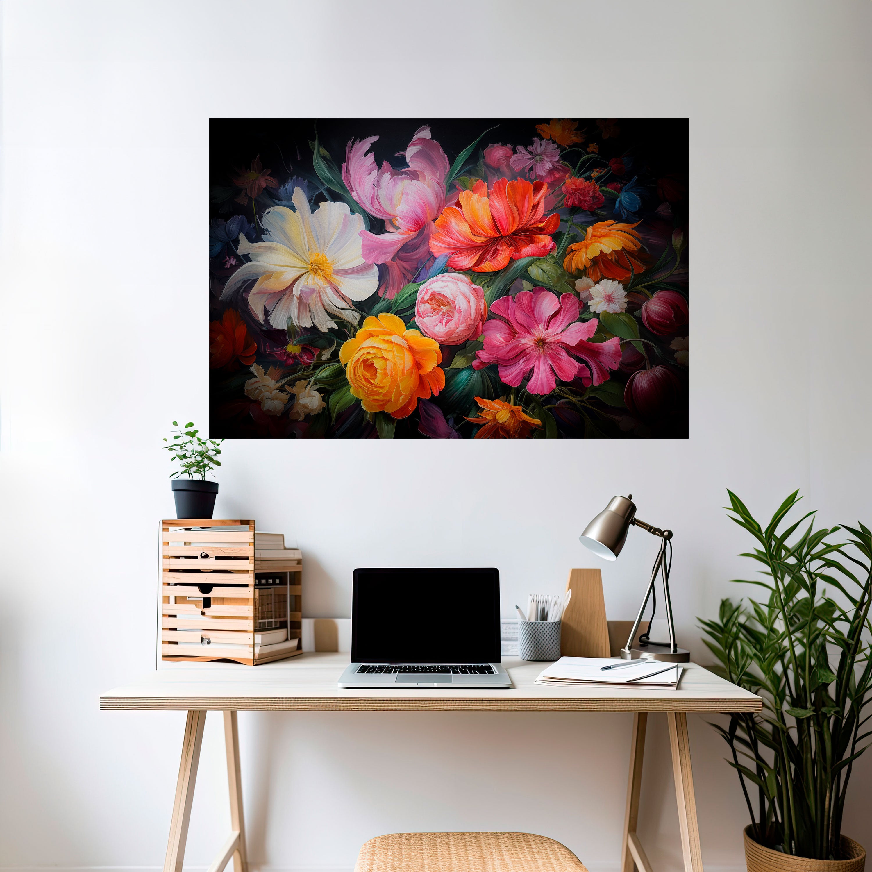 EPHEMERAL BOUQUET Naklejka/Plakat poziomy