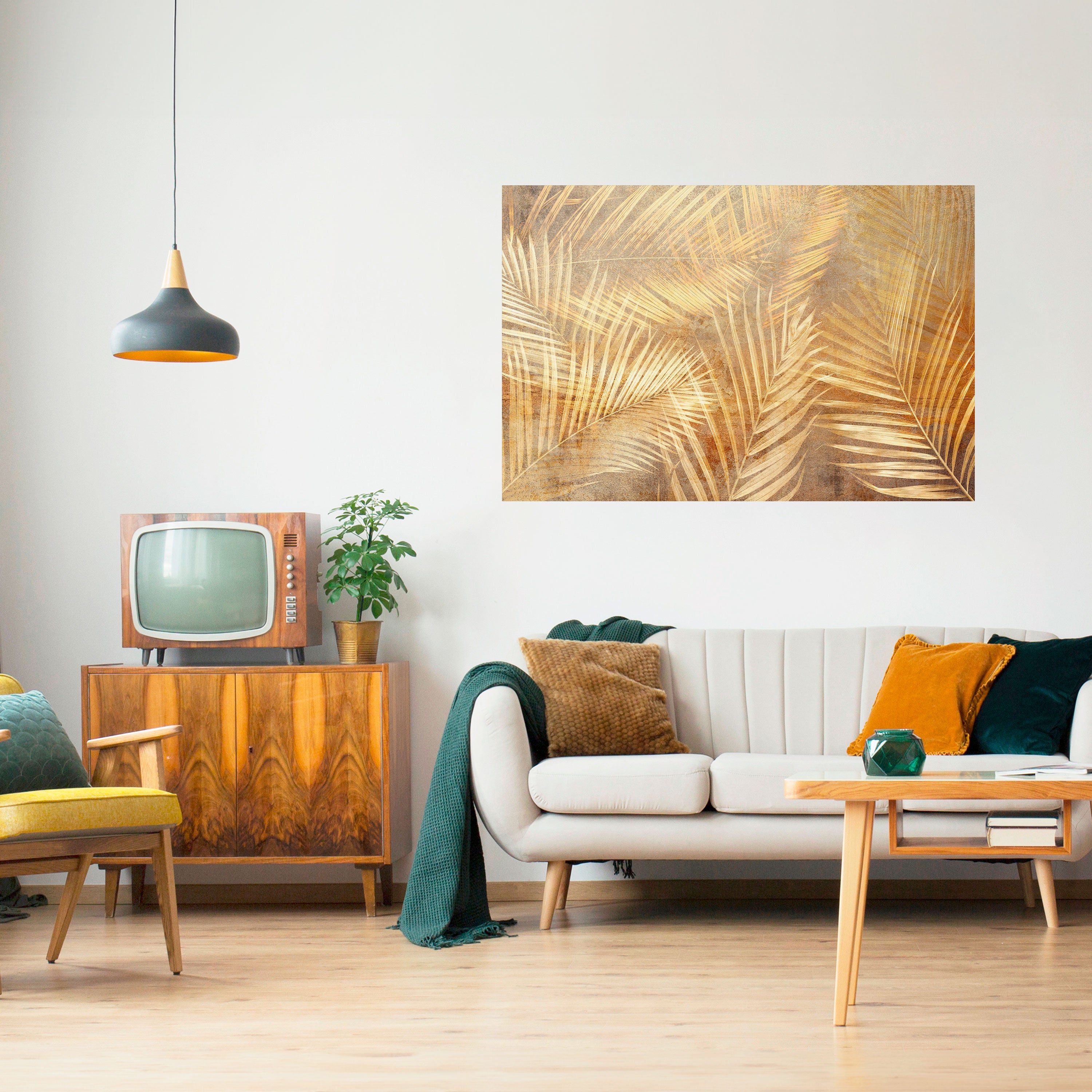 GOLDEN PALM DREAMSCAPE Naklejka/Plakat poziomy
