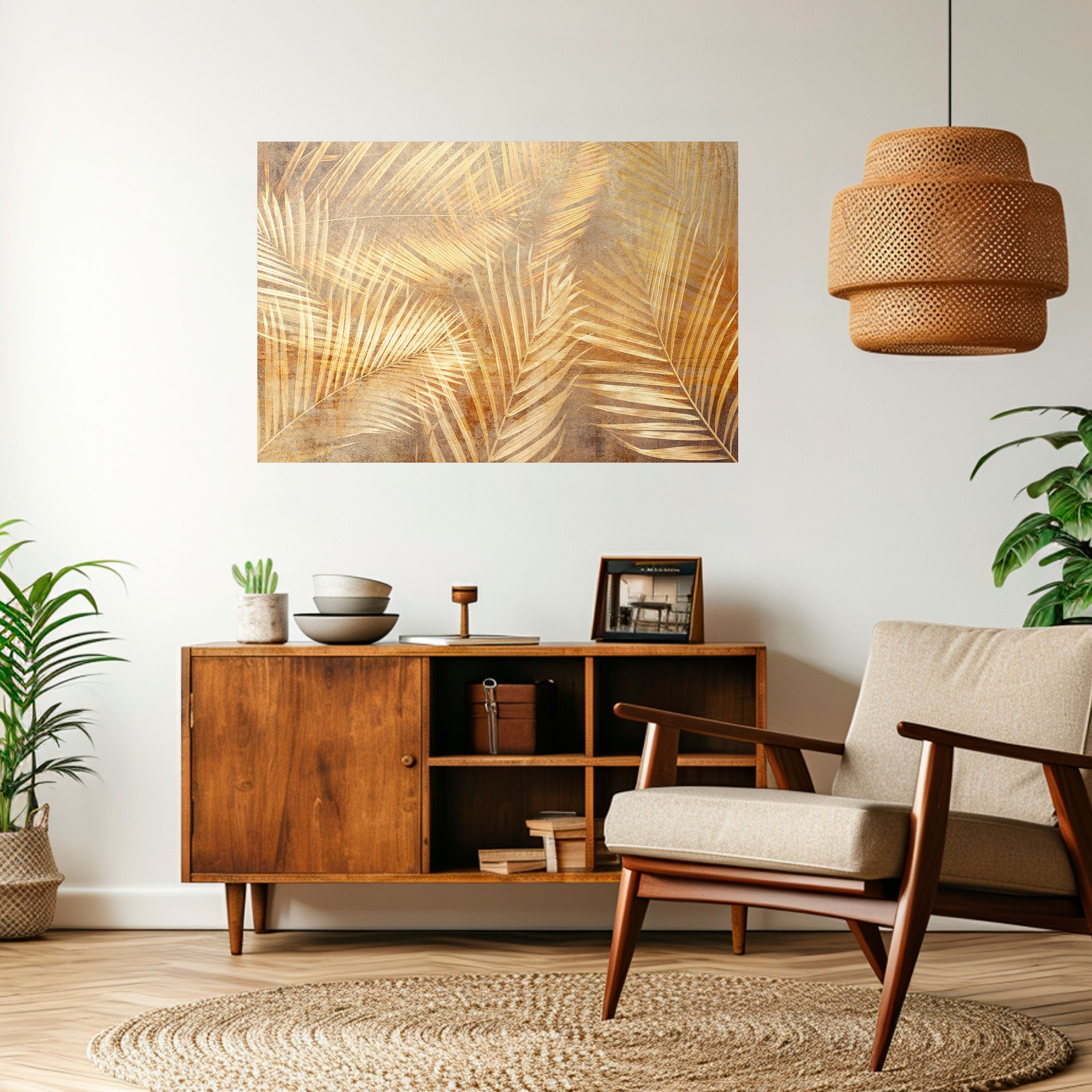 GOLDEN PALM DREAMSCAPE Naklejka/Plakat poziomy