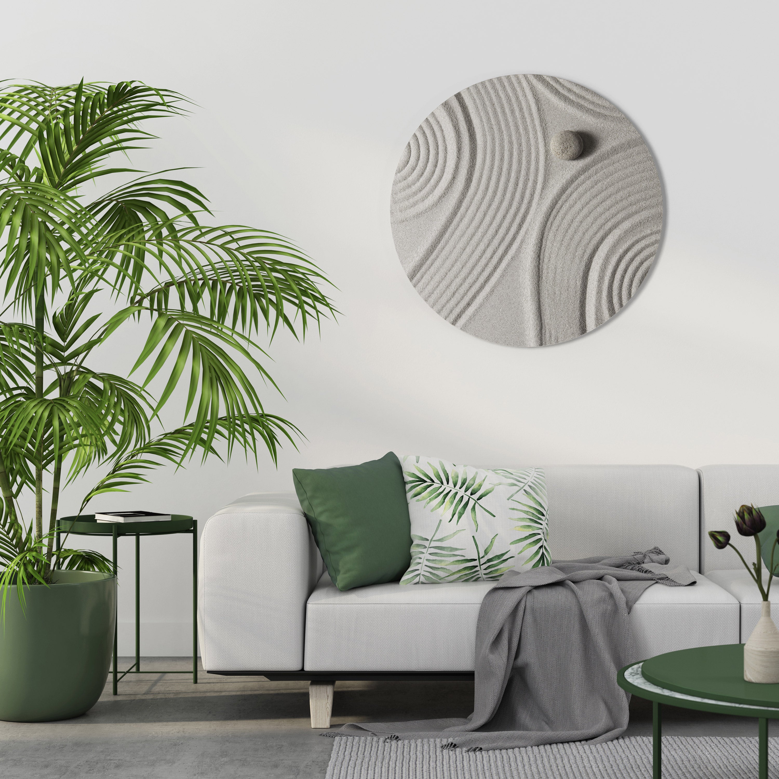 SANDSWIRL SERENITY Obraz okrągły