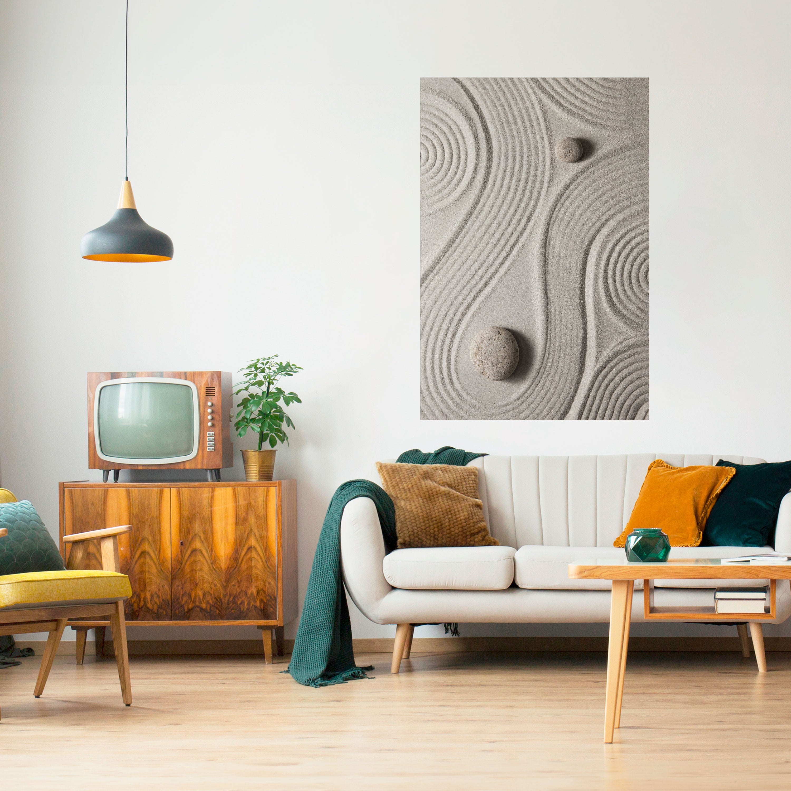SANDSWIRL SERENITY Naklejka/Plakat pionowy