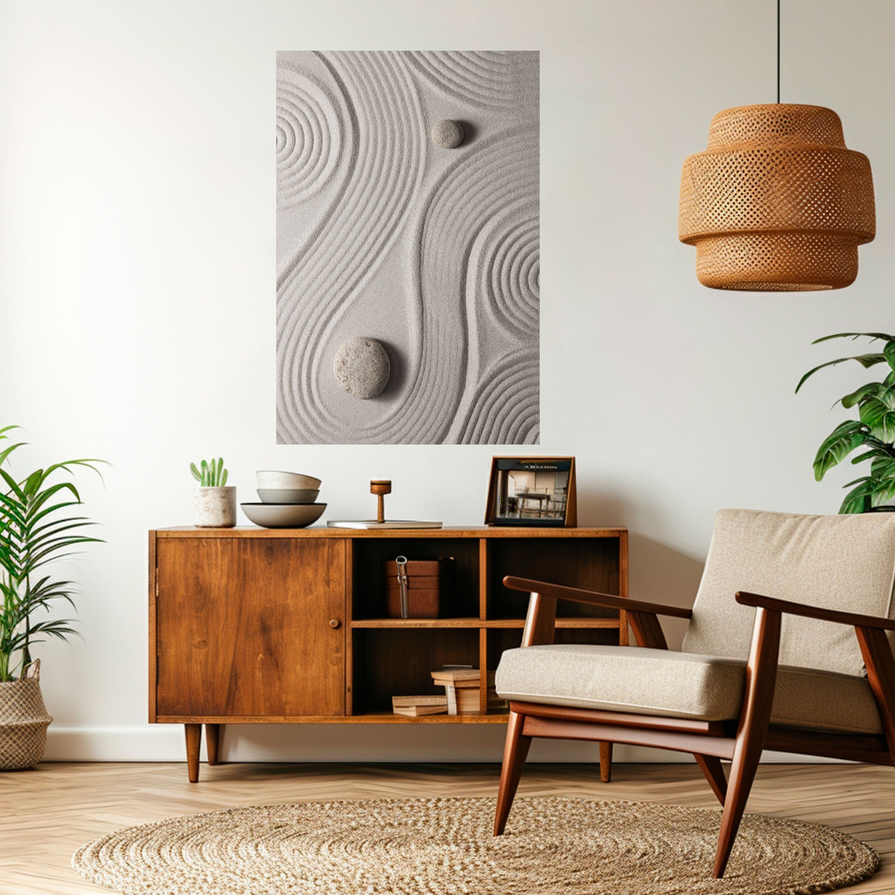 SANDSWIRL SERENITY Naklejka/Plakat pionowy