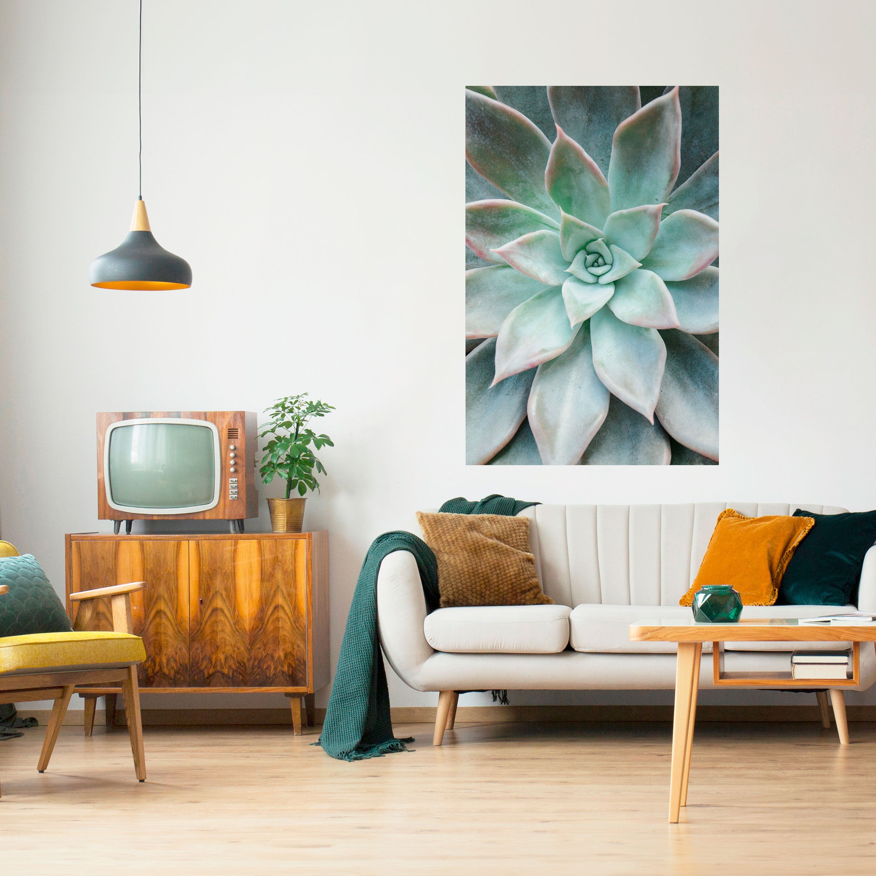GEOMETRIC GARDEN MAGIC Naklejka/Plakat pionowy