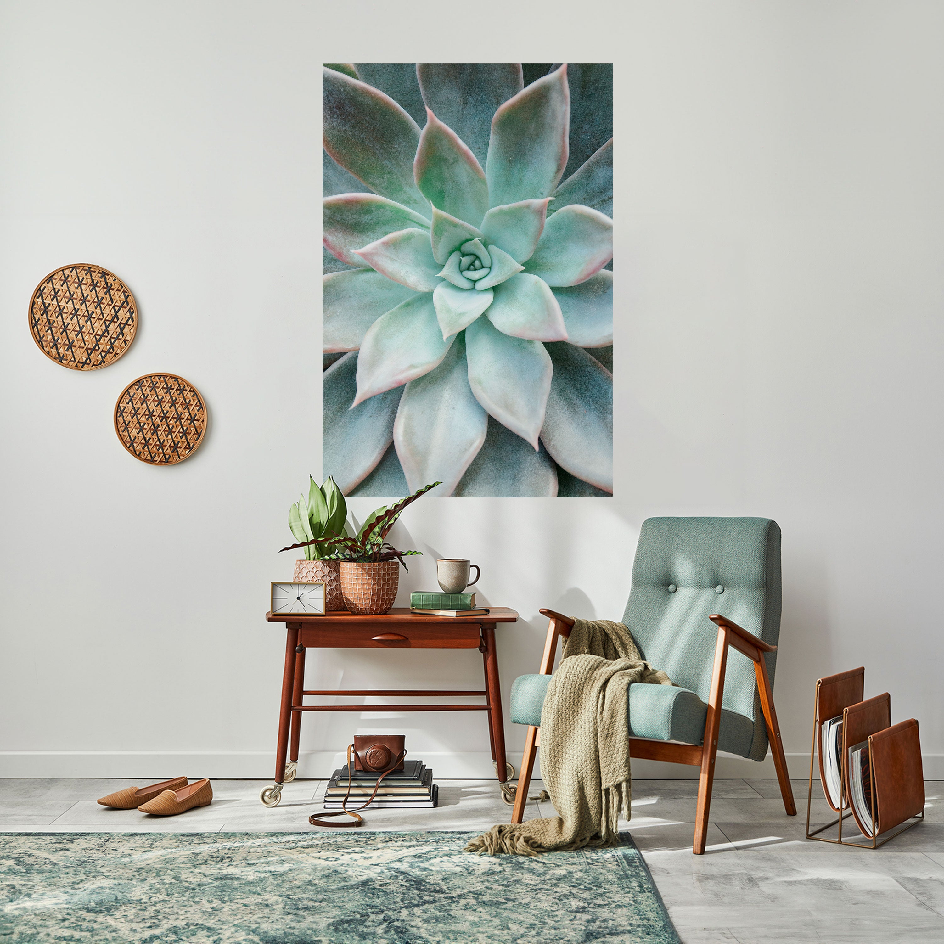 GEOMETRIC GARDEN MAGIC Naklejka/Plakat pionowy