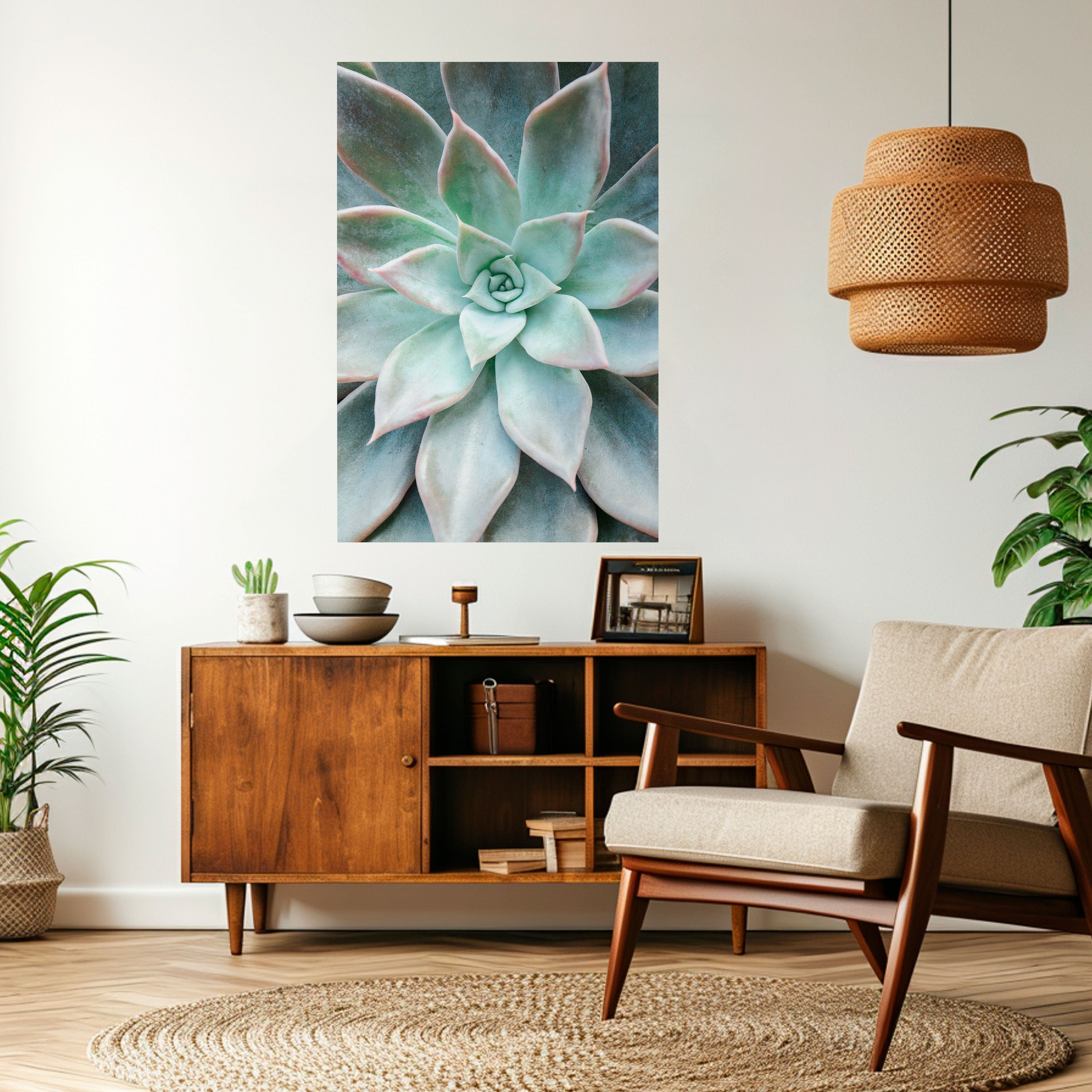 GEOMETRIC GARDEN MAGIC Naklejka/Plakat pionowy