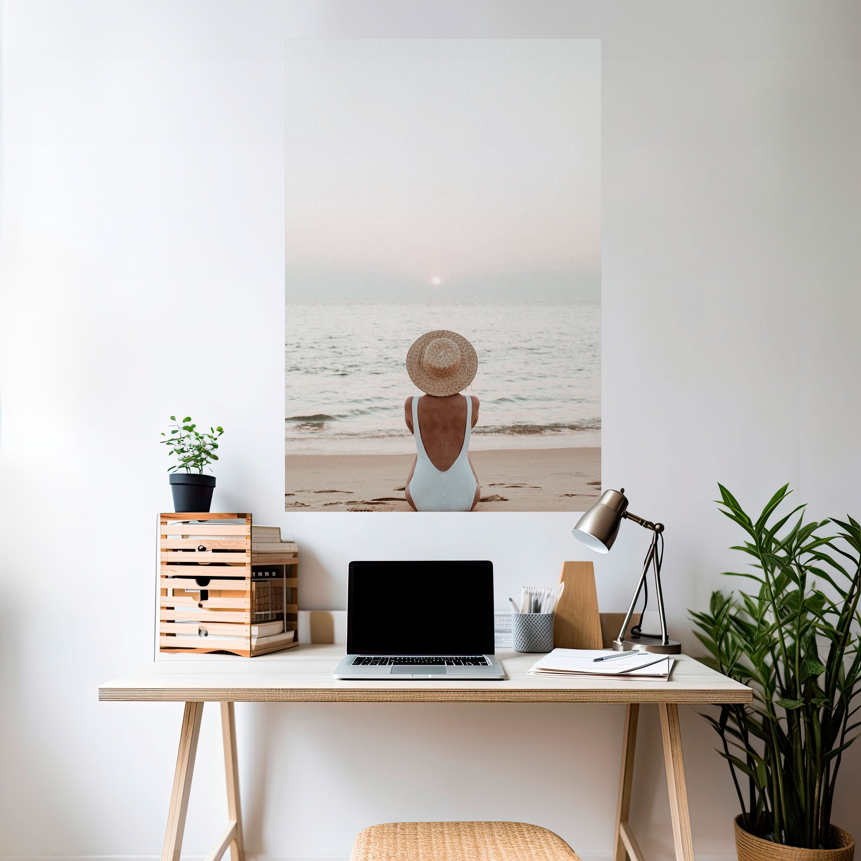SAND AND SOLITUDE Naklejka/Plakat pionowy