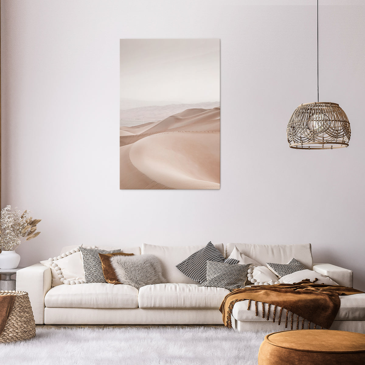 TRANQUIL TIDES Pionowy obraz na płótnie