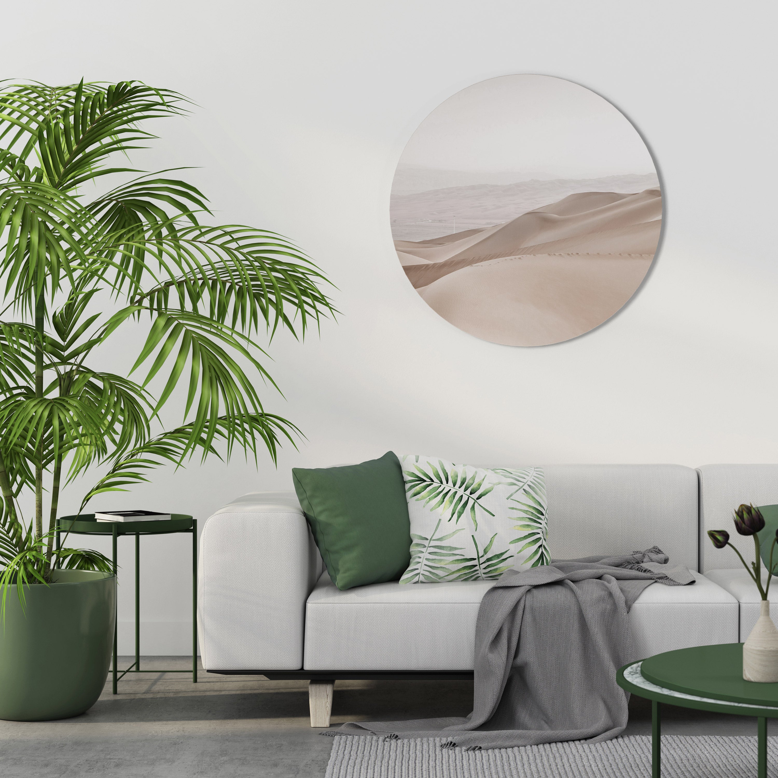 TRANQUIL TIDES Obraz okrągły