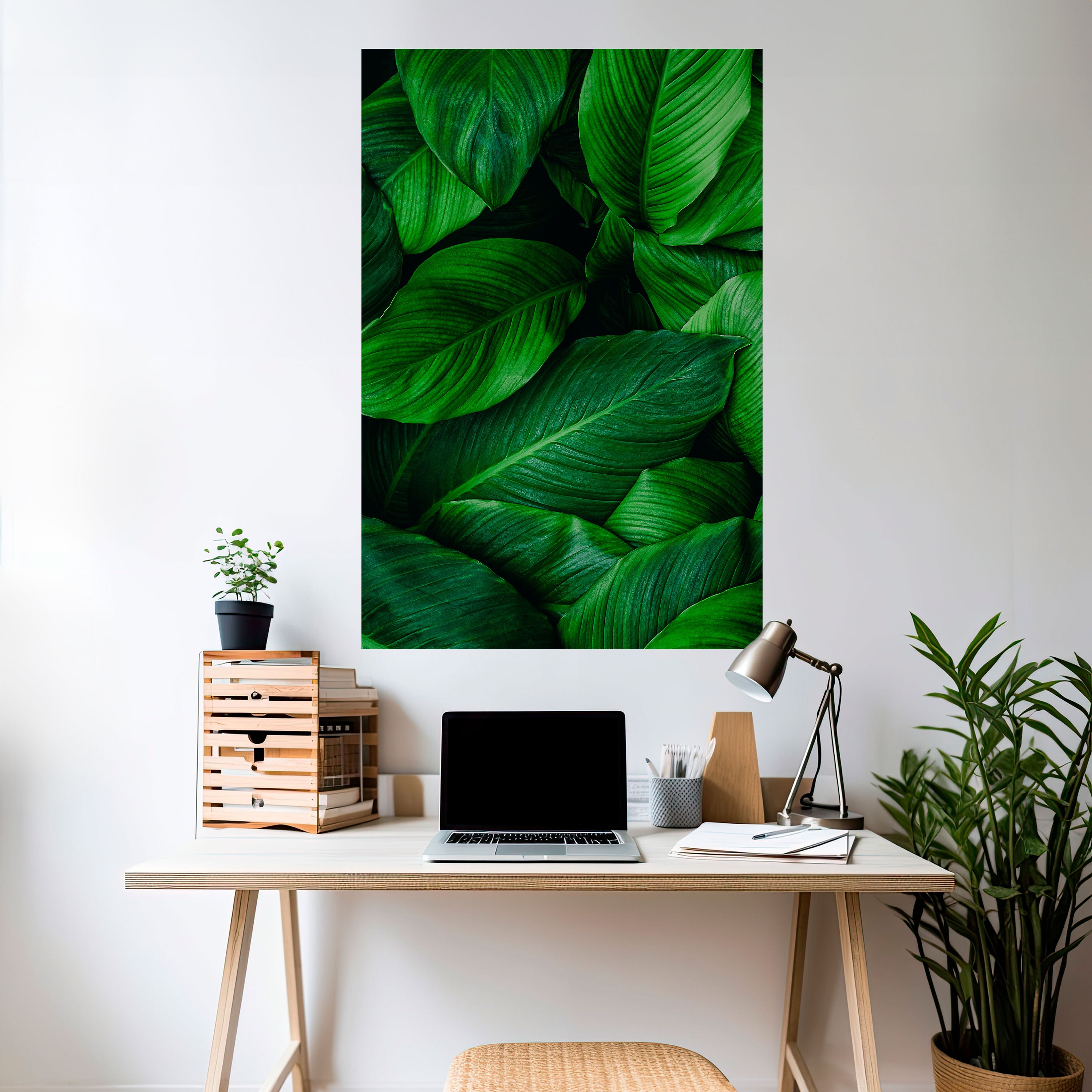 VIBRANT LEAFY EMBRACE Naklejka/Plakat pionowy