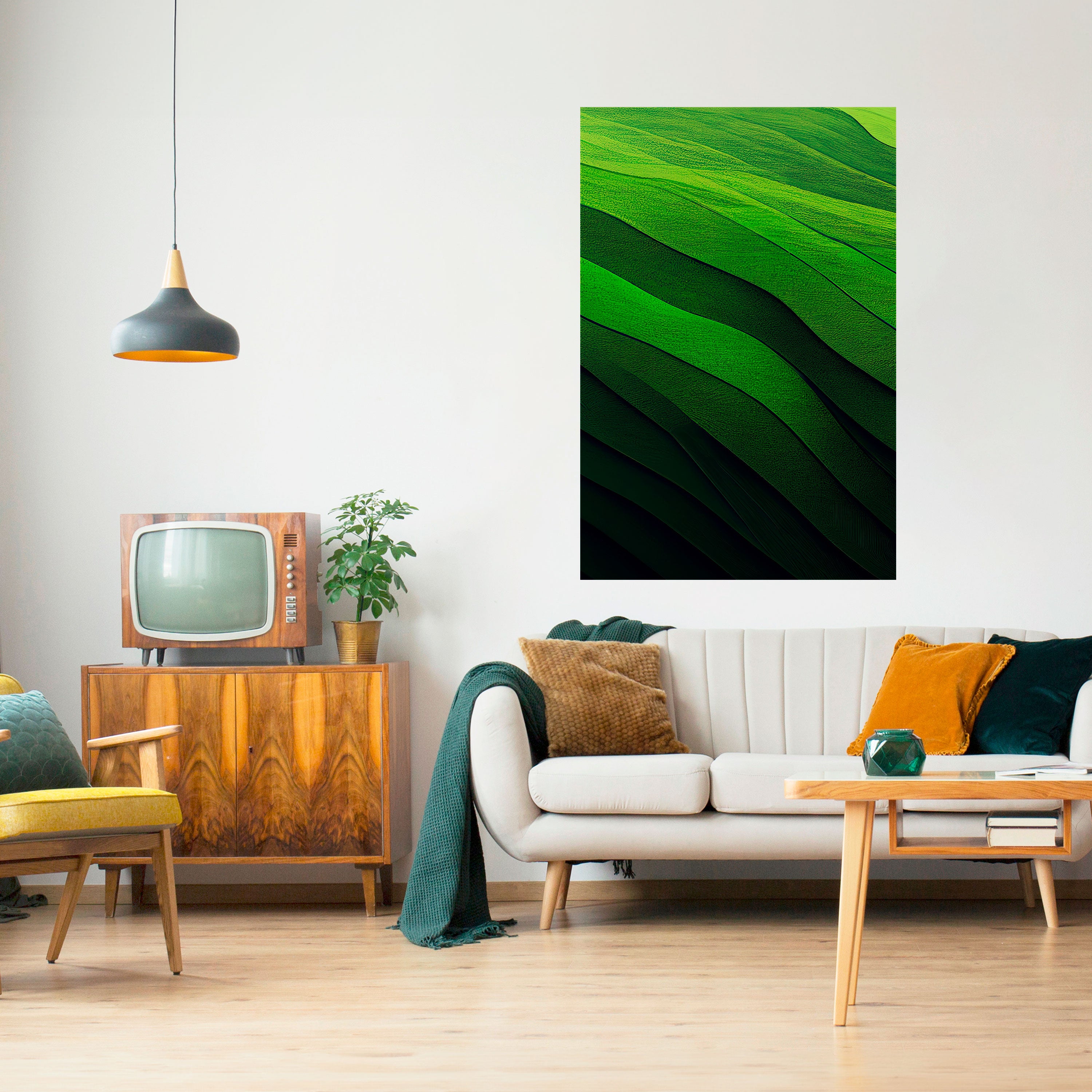 FRESH LANDSCAPE Naklejka/Plakat pionowy