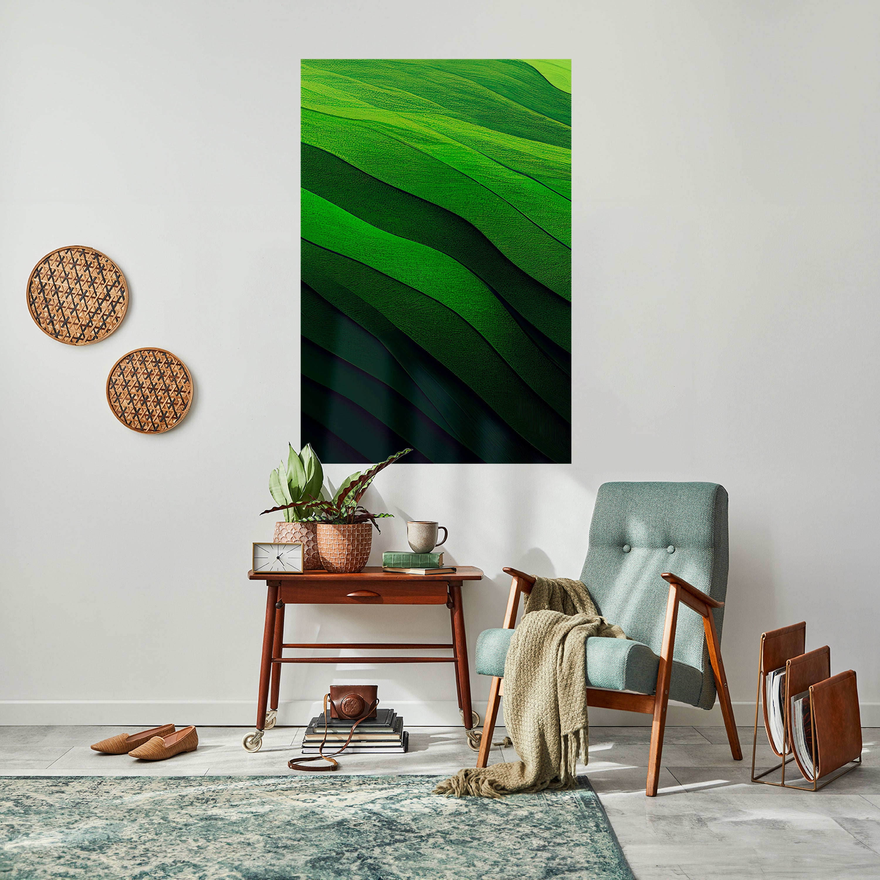 FRESH LANDSCAPE Naklejka/Plakat pionowy