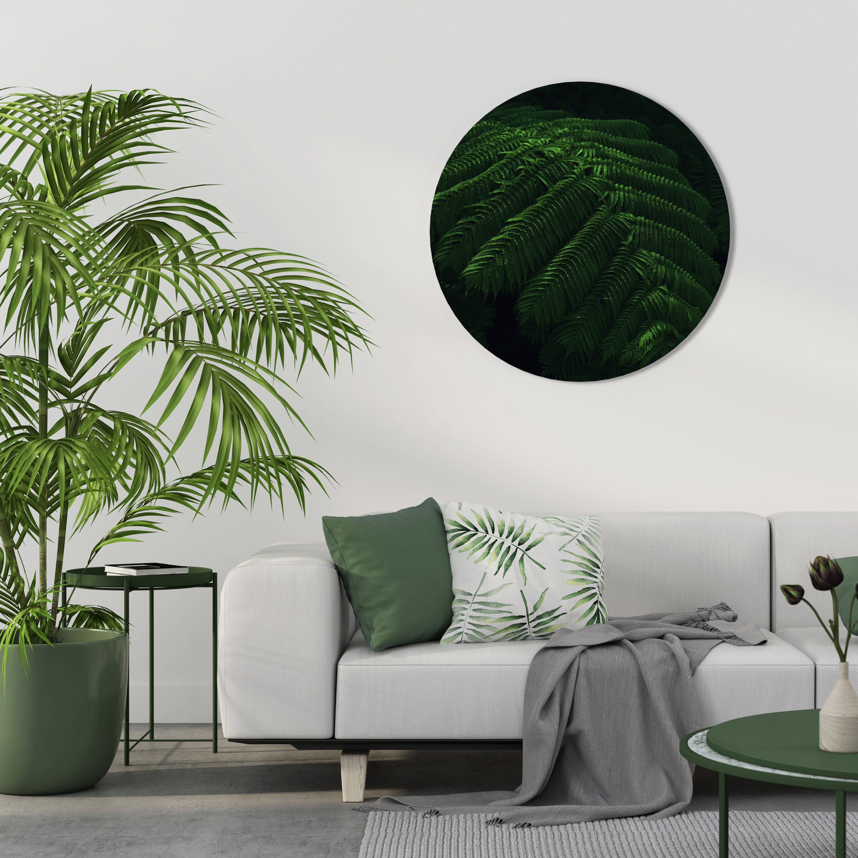 FERN FANTASY Obraz okrągły
