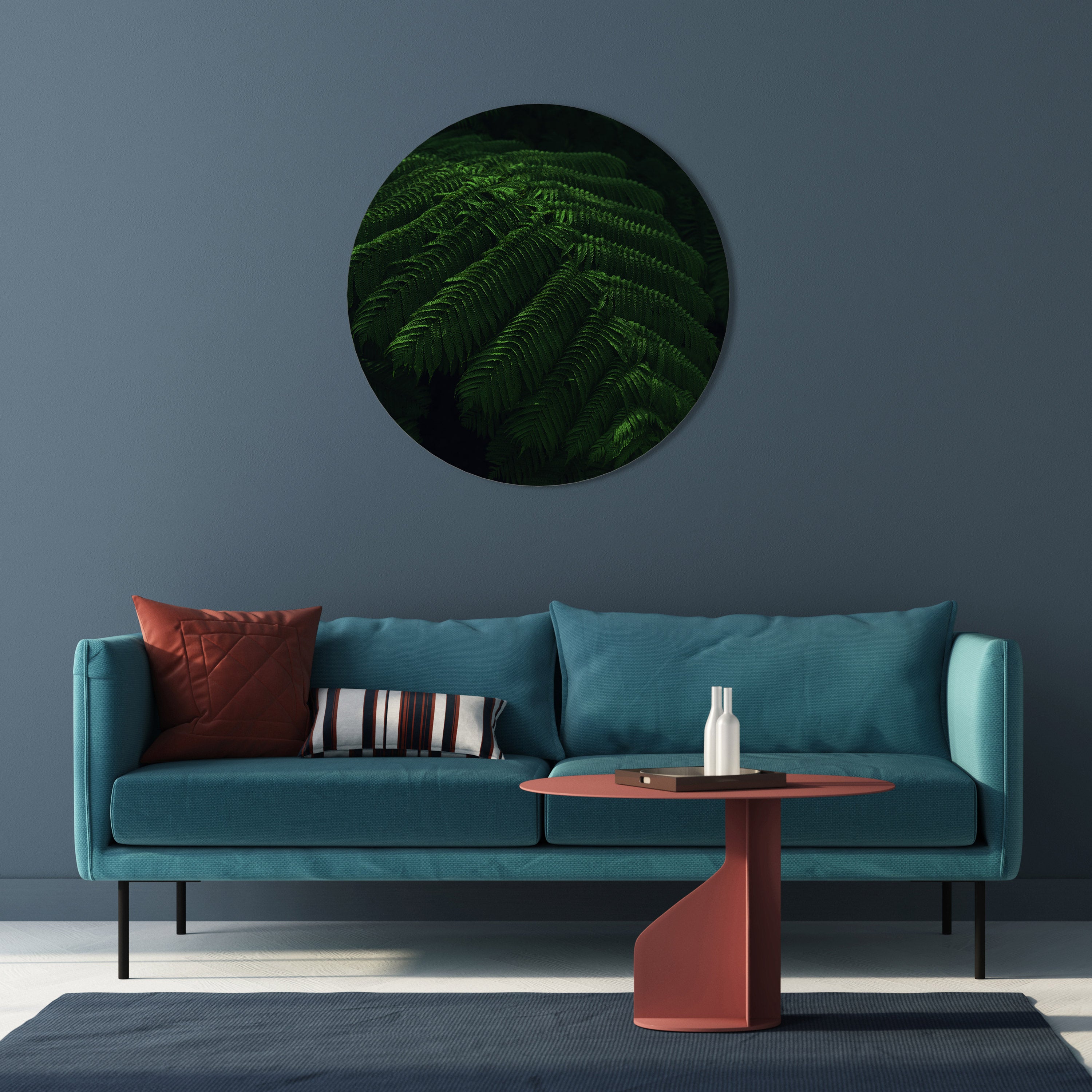 FERN FANTASY Obraz okrągły