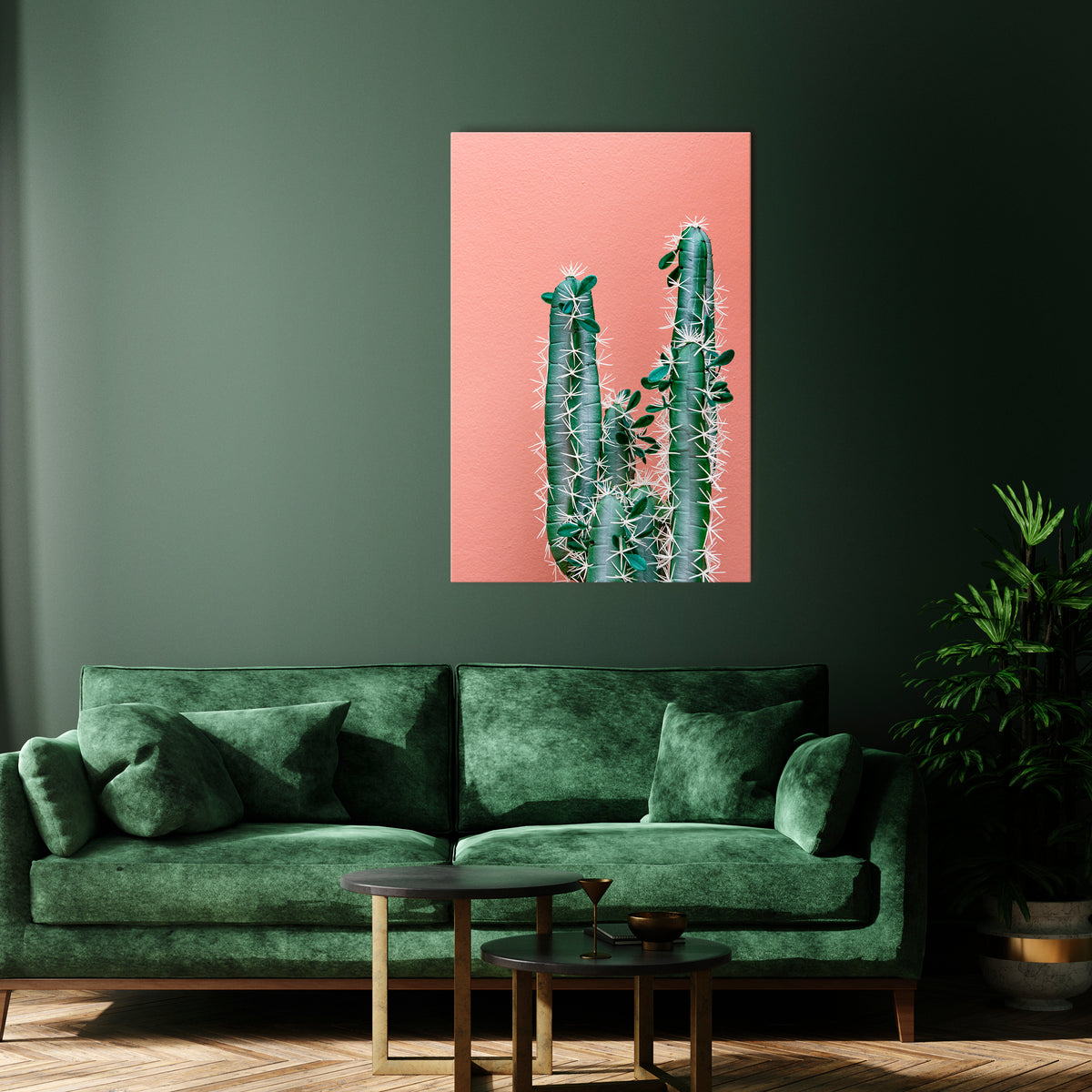 LORD CACTUS Pionowy obraz na płótnie