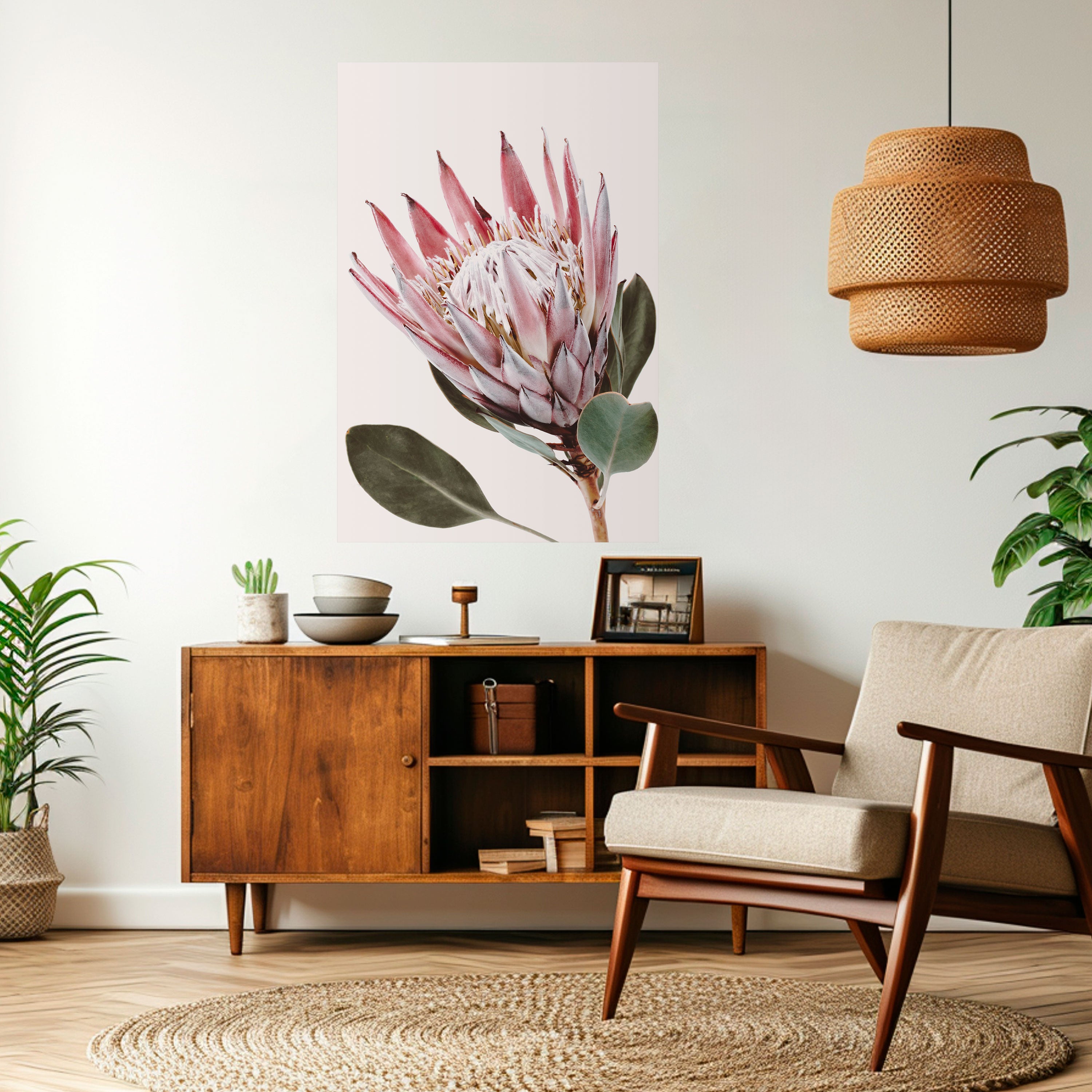 PROTEA FLOWER Naklejka/Plakat pionowy