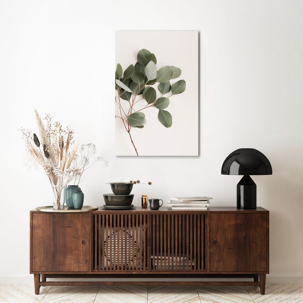 EUCALYPTUS BRANCH Pionowy obraz na płótnie