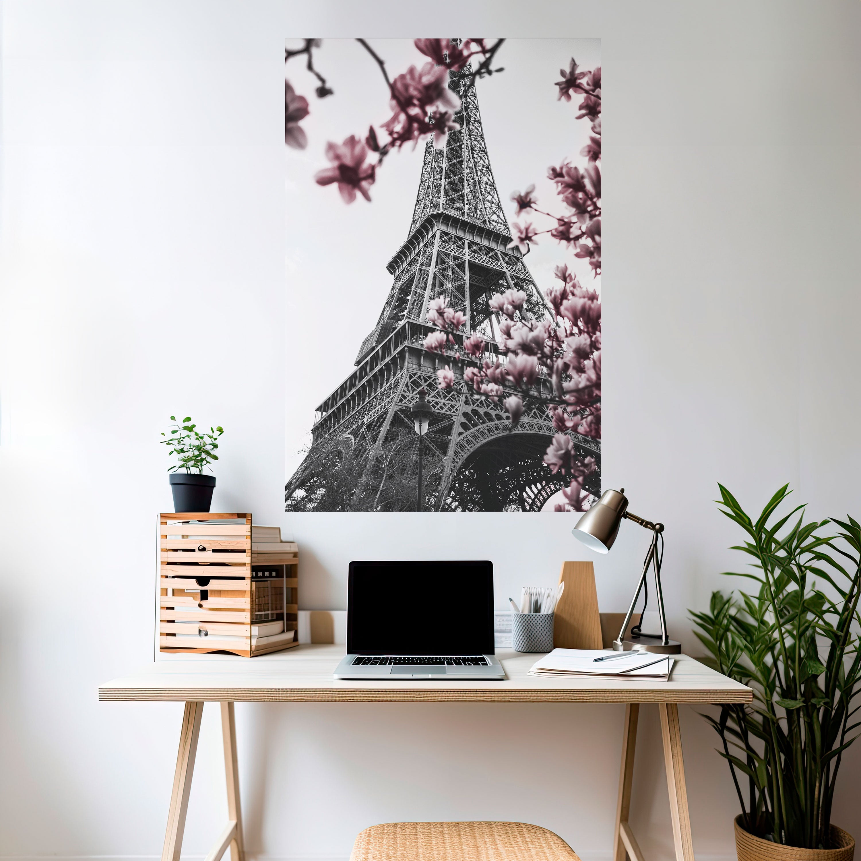 EIFFEL IN BLOOM Naklejka/Plakat pionowy