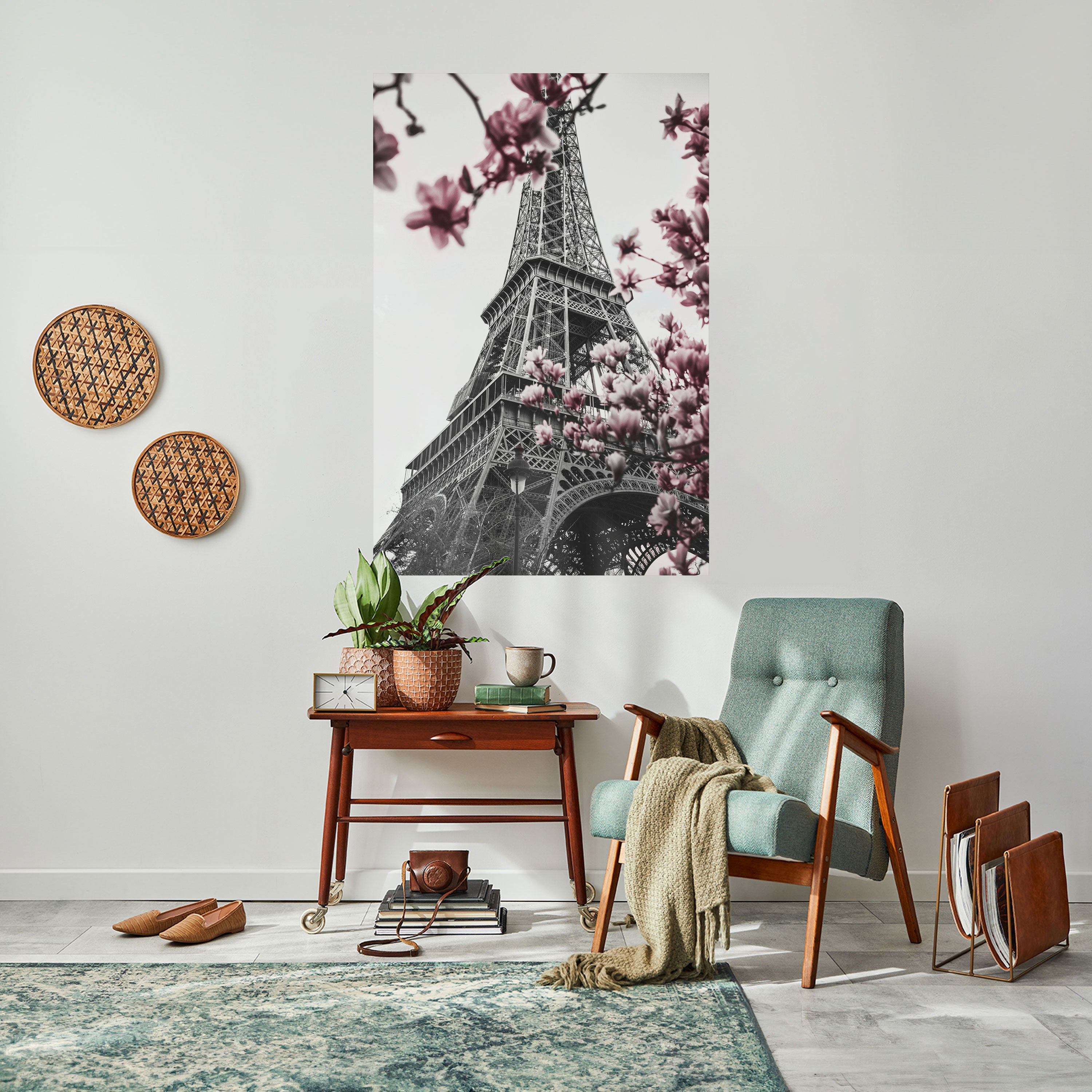 EIFFEL IN BLOOM Naklejka/Plakat pionowy
