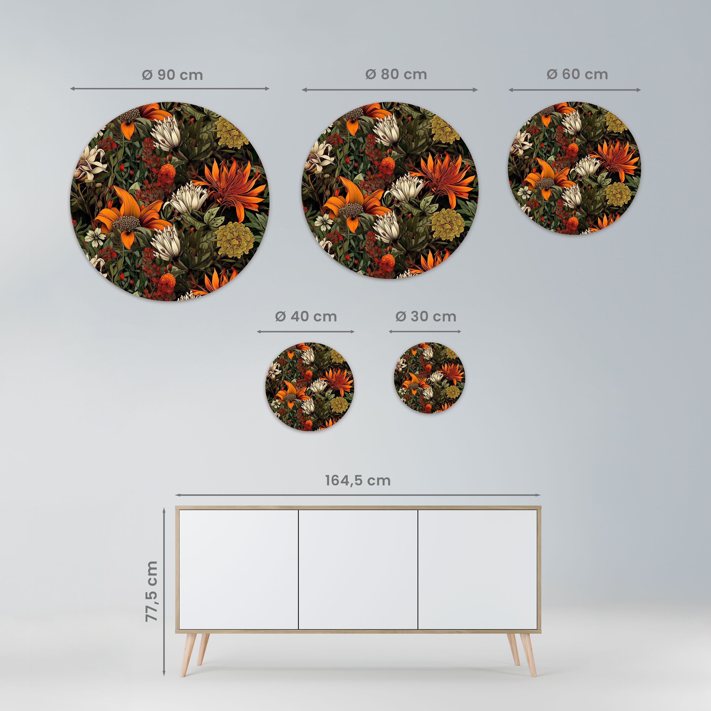 DAWN BLOOM Obraz okrągły