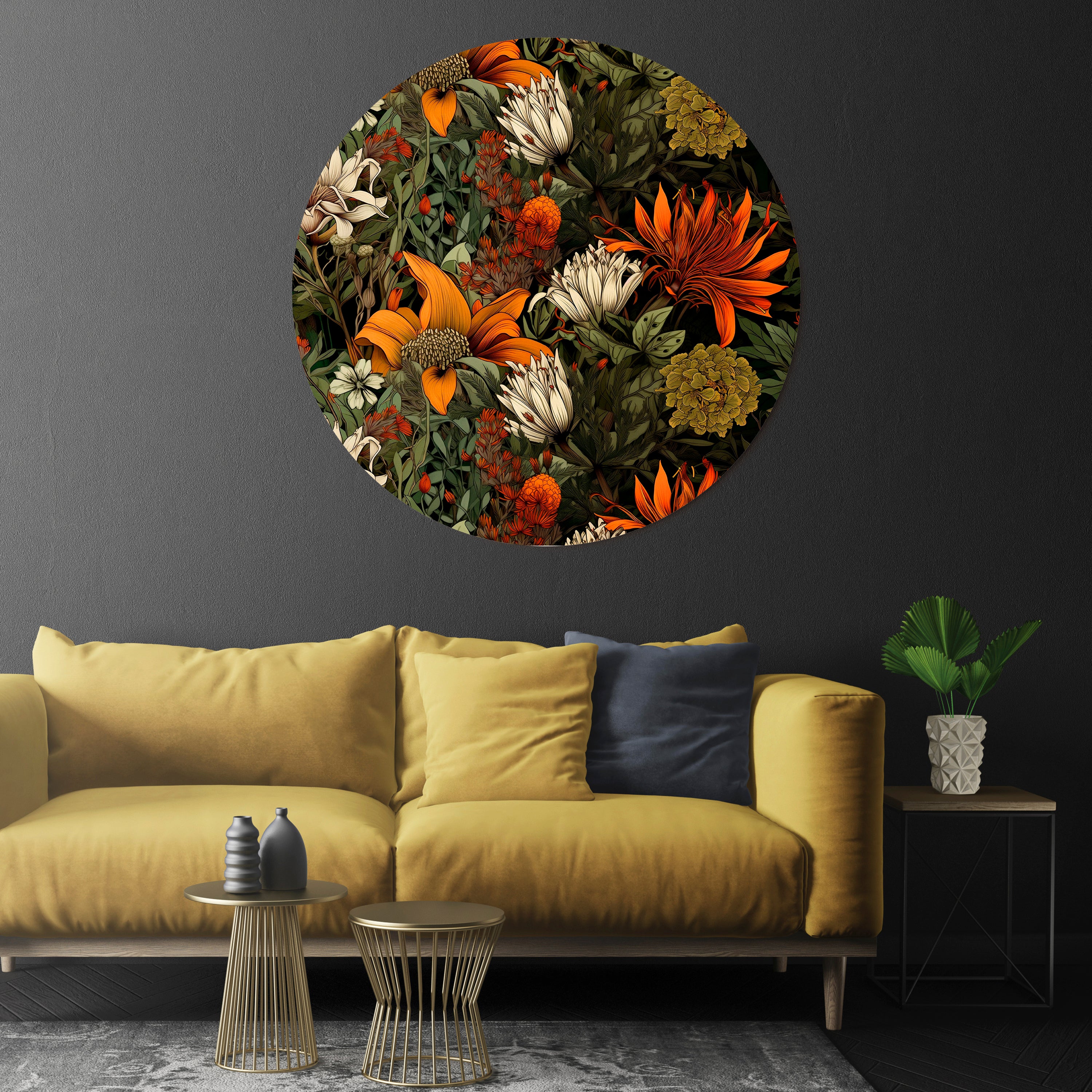 DAWN BLOOM Obraz okrągły